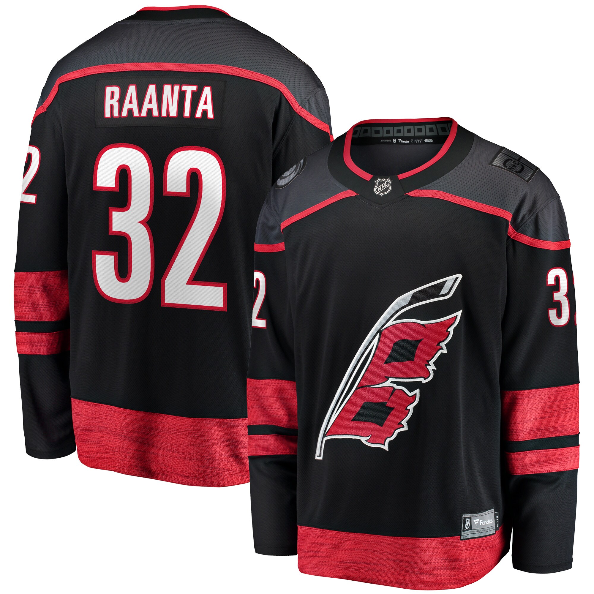 Antti Raanta Carolina Hurricanes Fanatics Home Breakaway Player Jersey - Black cheap jerseys for sale - CheapJerseys.Shop