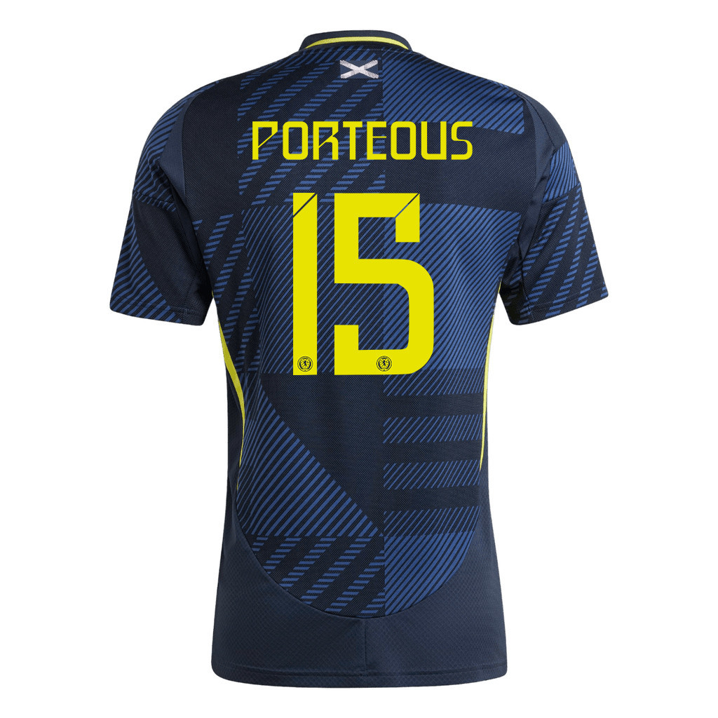Ryan Porteous 15 Scotland National Team 2024 Home Men Jersey - Navy cheap jerseys for sale - CheapJerseys.Shop
