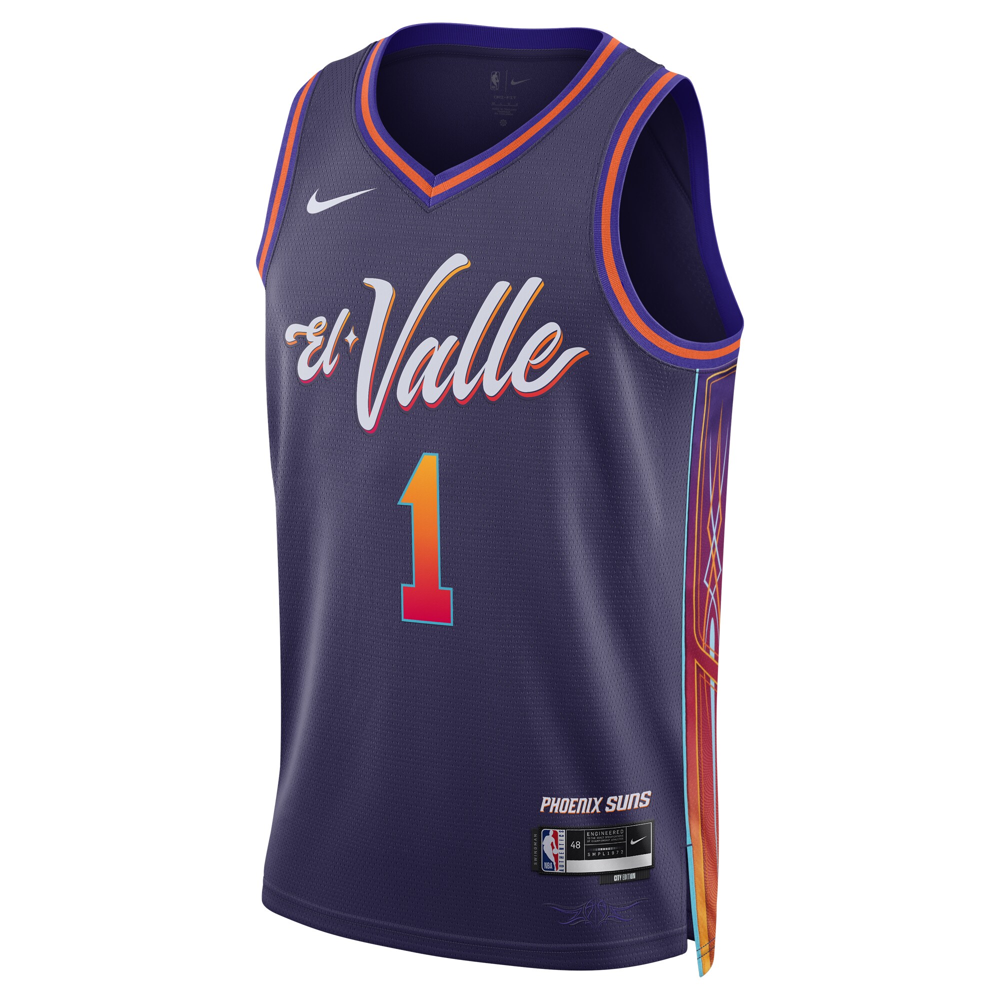 Devin Booker Phoenix Suns Unisex 2023\/24 Swingman Jersey - Purple - City Edition cheap jerseys for sale - CheapJerseys.Shop