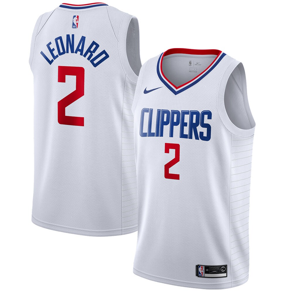 Kawhi Leonard LA Clippers 2019\/2020 Swingman Jersey - Association Edition - White cheap jerseys for sale - CheapJerseys.Shop