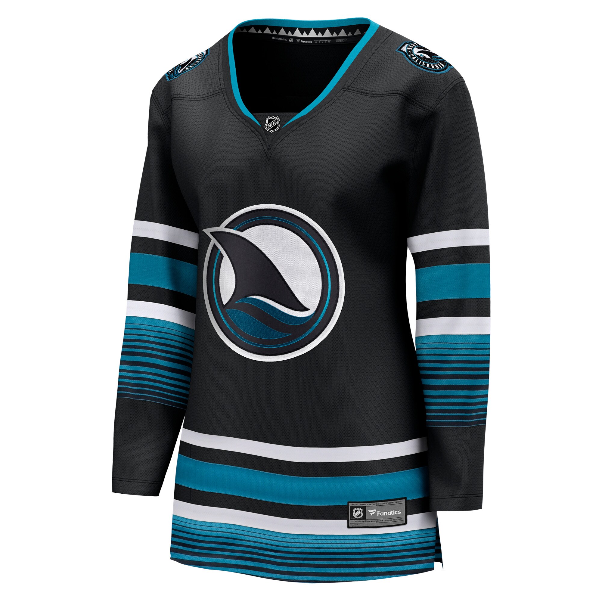 San Jose Sharks Fanatics Women's Alternate Premier Breakaway Jersey - Black cheap jerseys for sale - CheapJerseys.Shop
