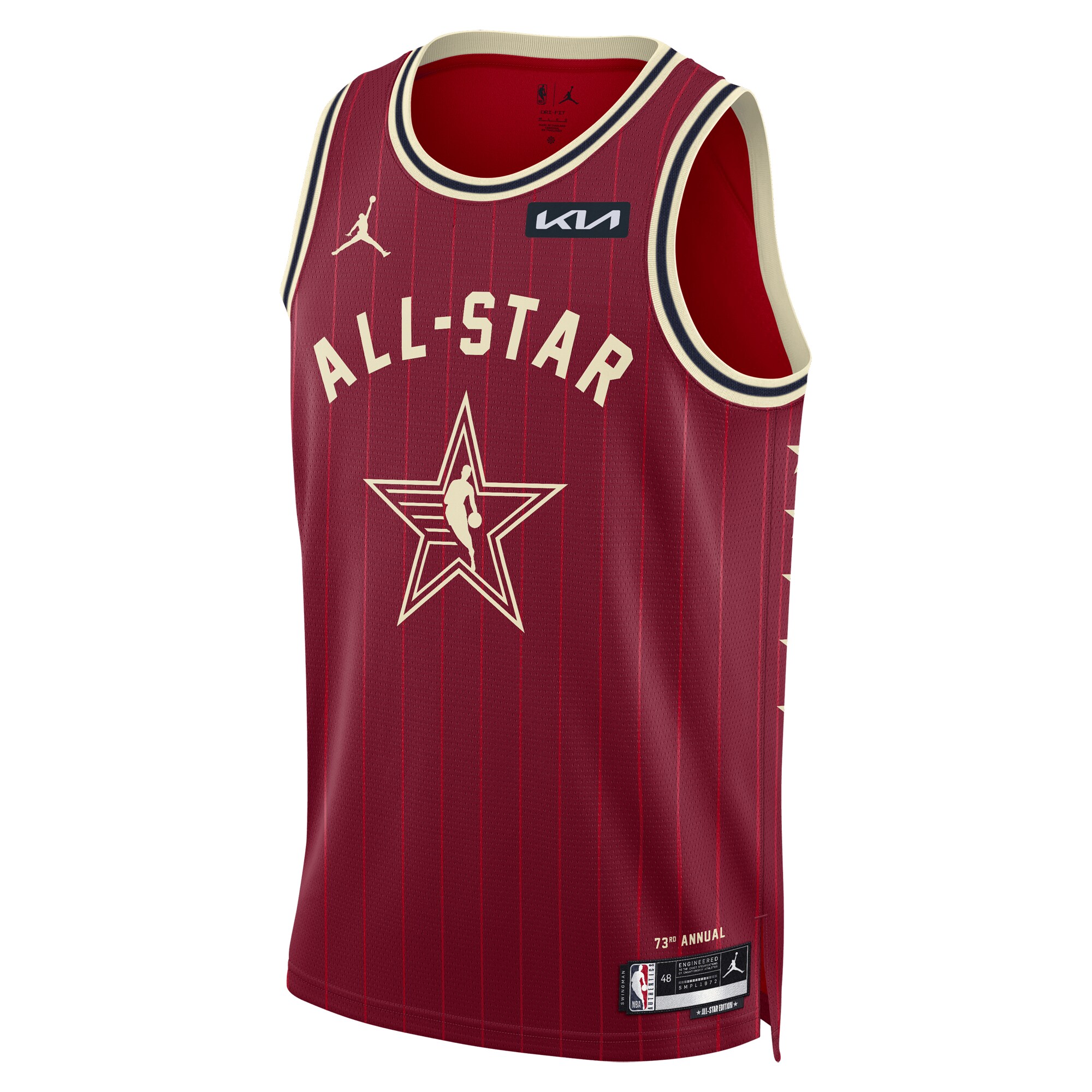Jordan Brand Unisex 2024 All-Star Game Swingman Custom Jersey - Crimson cheap jerseys for sale - CheapJerseys.Shop