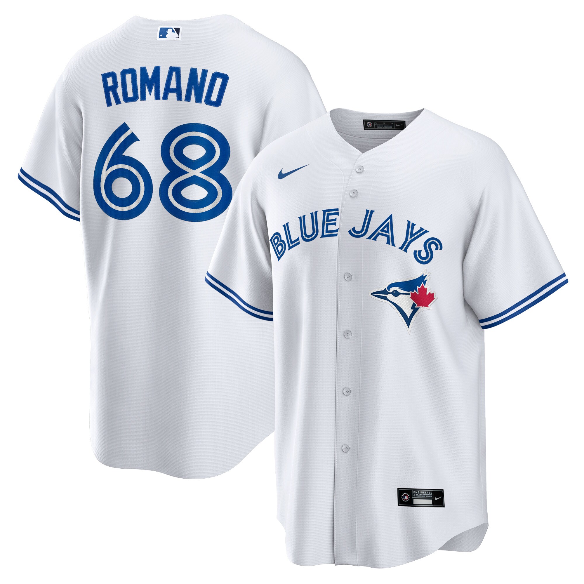 Jordan Romano Toronto Blue Jays Replica Player Jersey - White cheap jerseys for sale - CheapJerseys.Shop