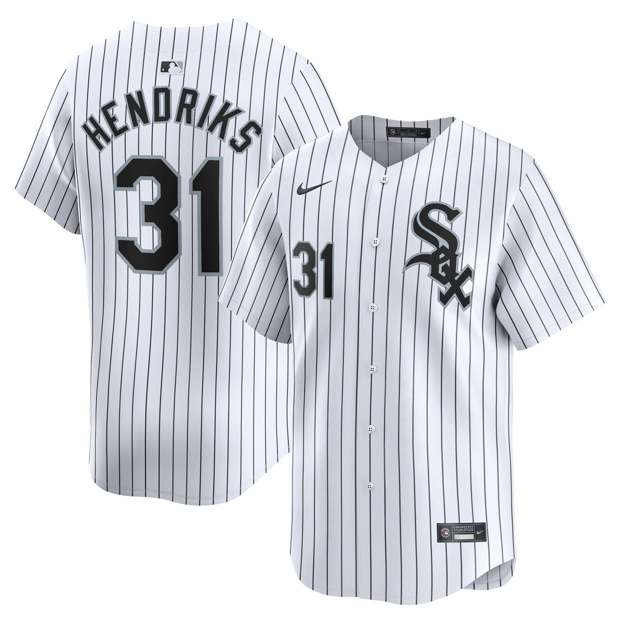 Liam Hendriks Chicago White Sox Home Limited Player Jersey - White cheap jerseys for sale - CheapJerseys.Shop