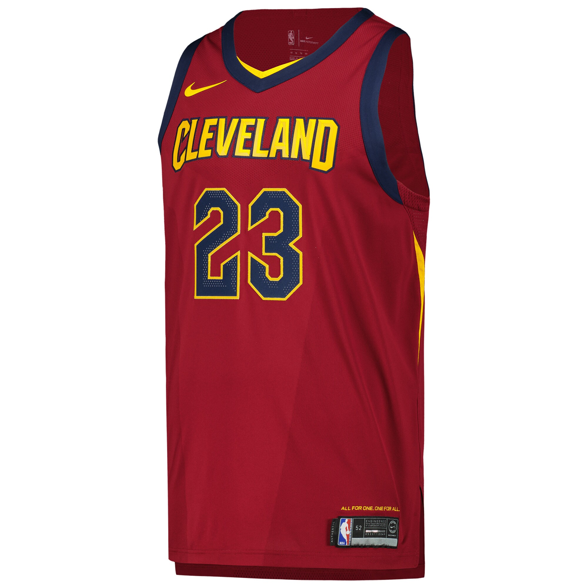LeBron James Cleveland Cavaliers Authentic Player Jersey - Icon Edition - Wine cheap jerseys for sale - CheapJerseys.Shop