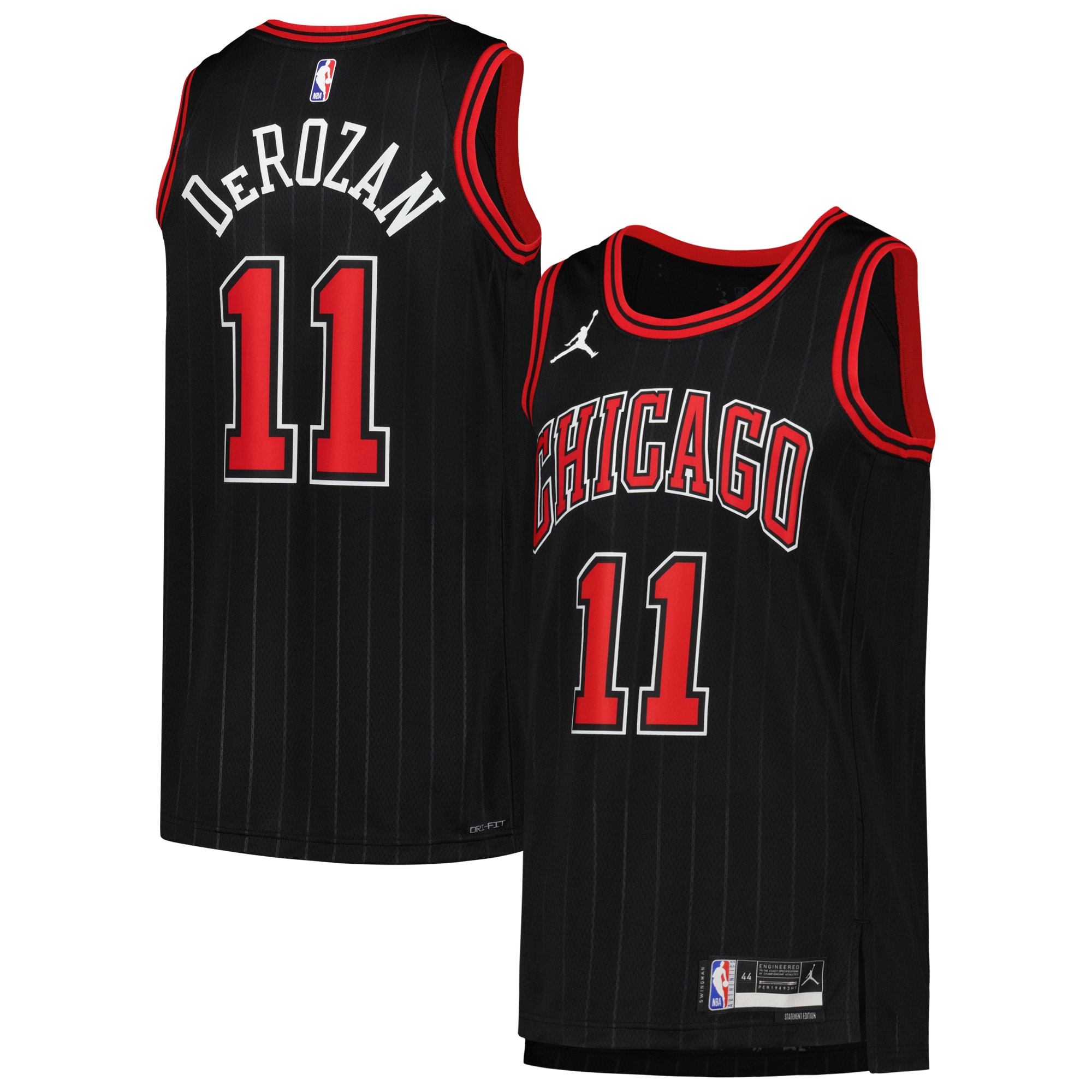 DeMar DeRozan Chicago Bulls Jordan Brand Unisex Swingman Jersey - Statement Edition - Black cheap jerseys for sale - CheapJerseys.Shop