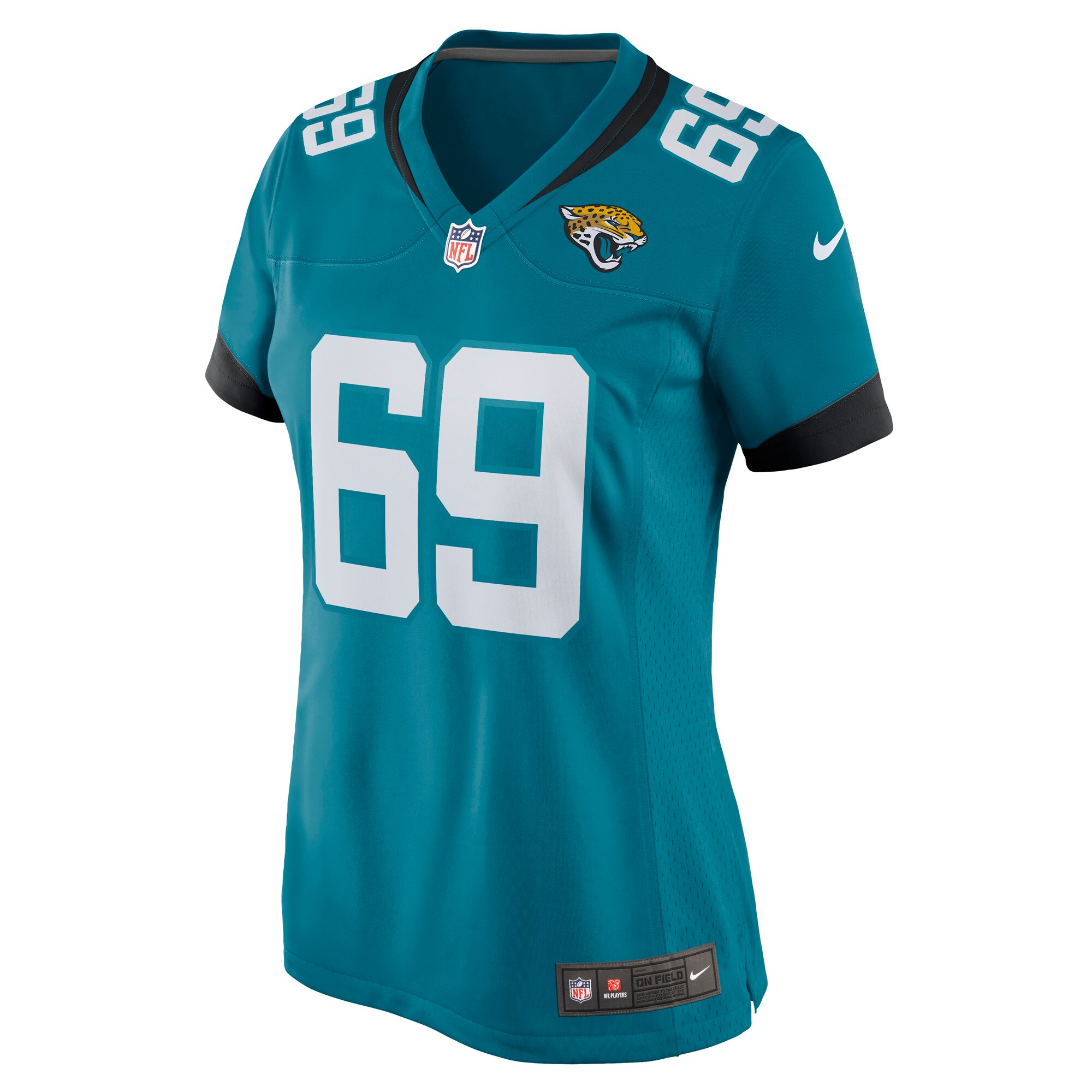Tyler Shatley Jacksonville Jaguars Women's Game Jersey - Teal cheap jerseys for sale - CheapJerseys.Shop