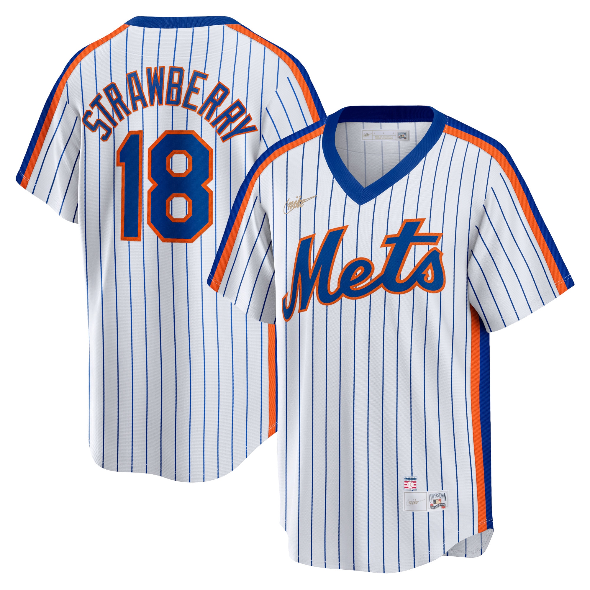 Darryl Strawberry New York Mets Home Cooperstown Collection Player Jersey - White cheap jerseys for sale - CheapJerseys.Shop