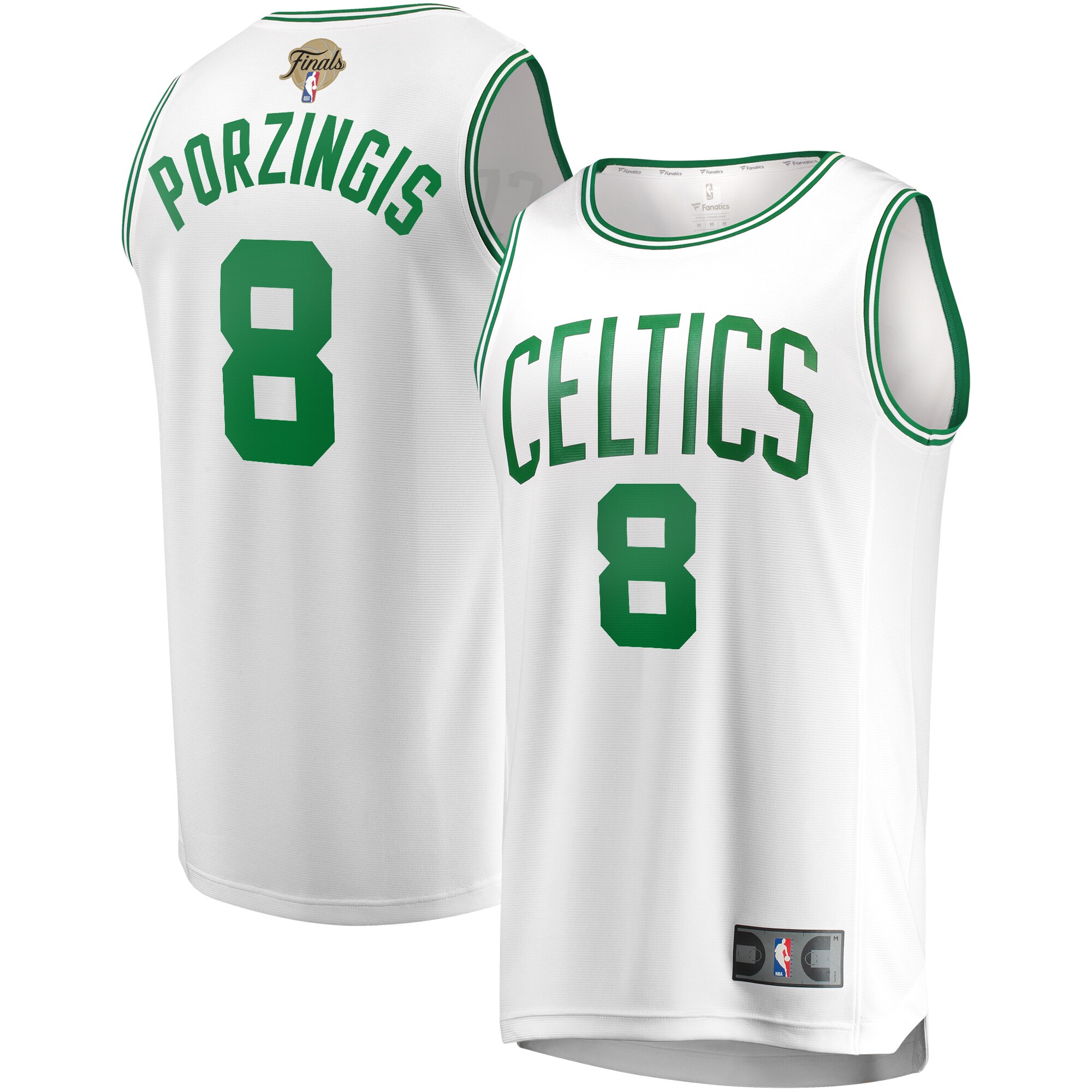 Kristaps Porzingis Boston Celtics Fanatics 2024 Finals Fast Break Replica Player Jersey - Association Edition - White cheap jerseys for sale - CheapJerseys.Shop