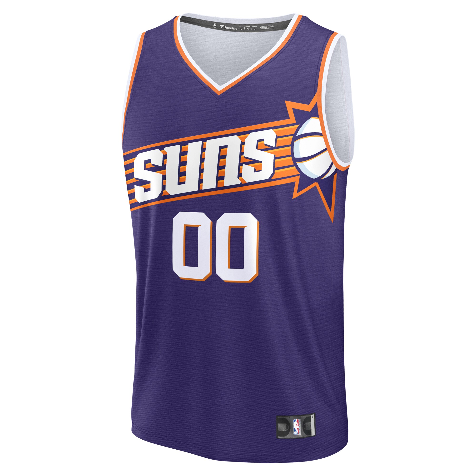 Phoenix Suns Fanatics Custom Fast Break Jersey - Purple - Icon Edition cheap jerseys for sale - CheapJerseys.Shop