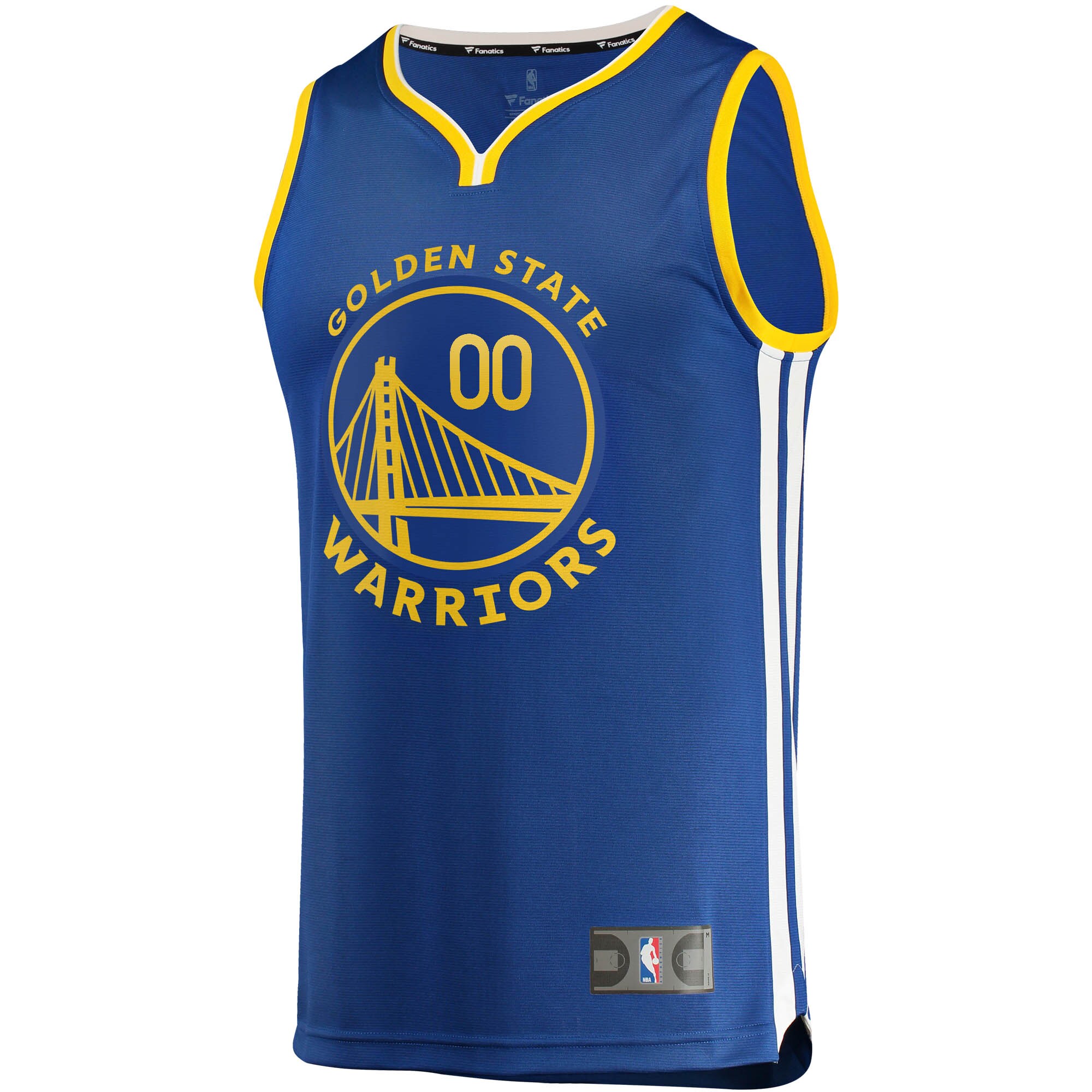 Golden State Warriors Fanatics Fast Break Custom Replica Jersey Royal - Icon Edition cheap jerseys for sale - CheapJerseys.Shop