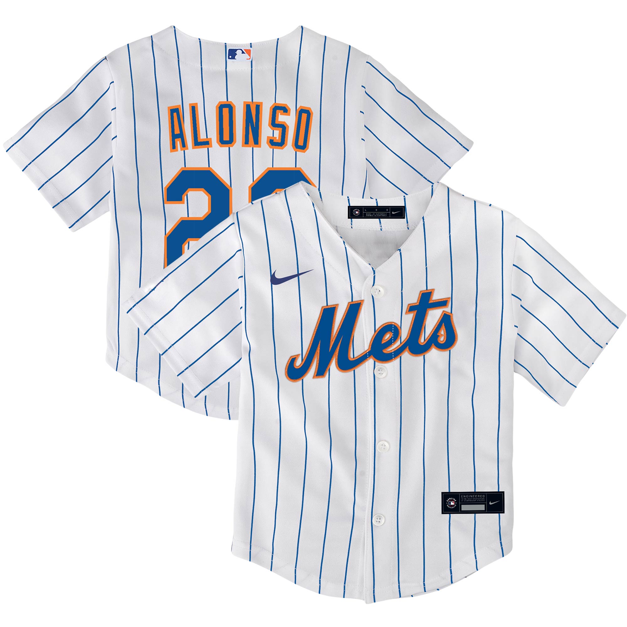 Pete Alonso New York Mets Toddler Home Replica Player Jersey - White cheap jerseys for sale - CheapJerseys.Shop