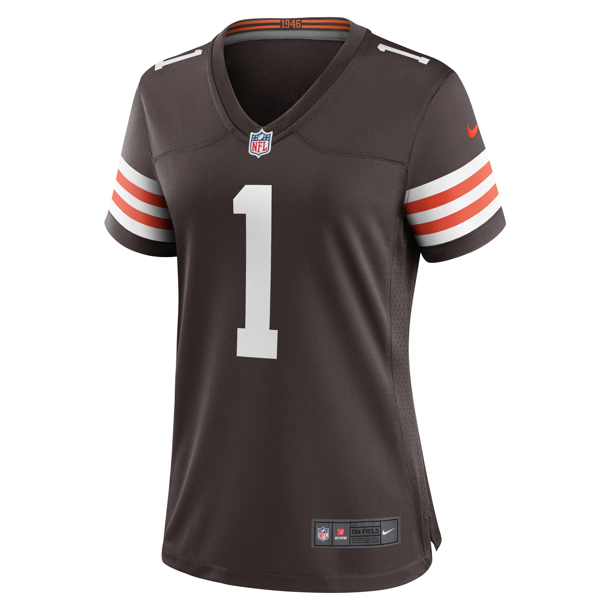 Juan Thornhill Cleveland Browns Women's Team Game Jersey - Brown cheap jerseys for sale - CheapJerseys.Shop