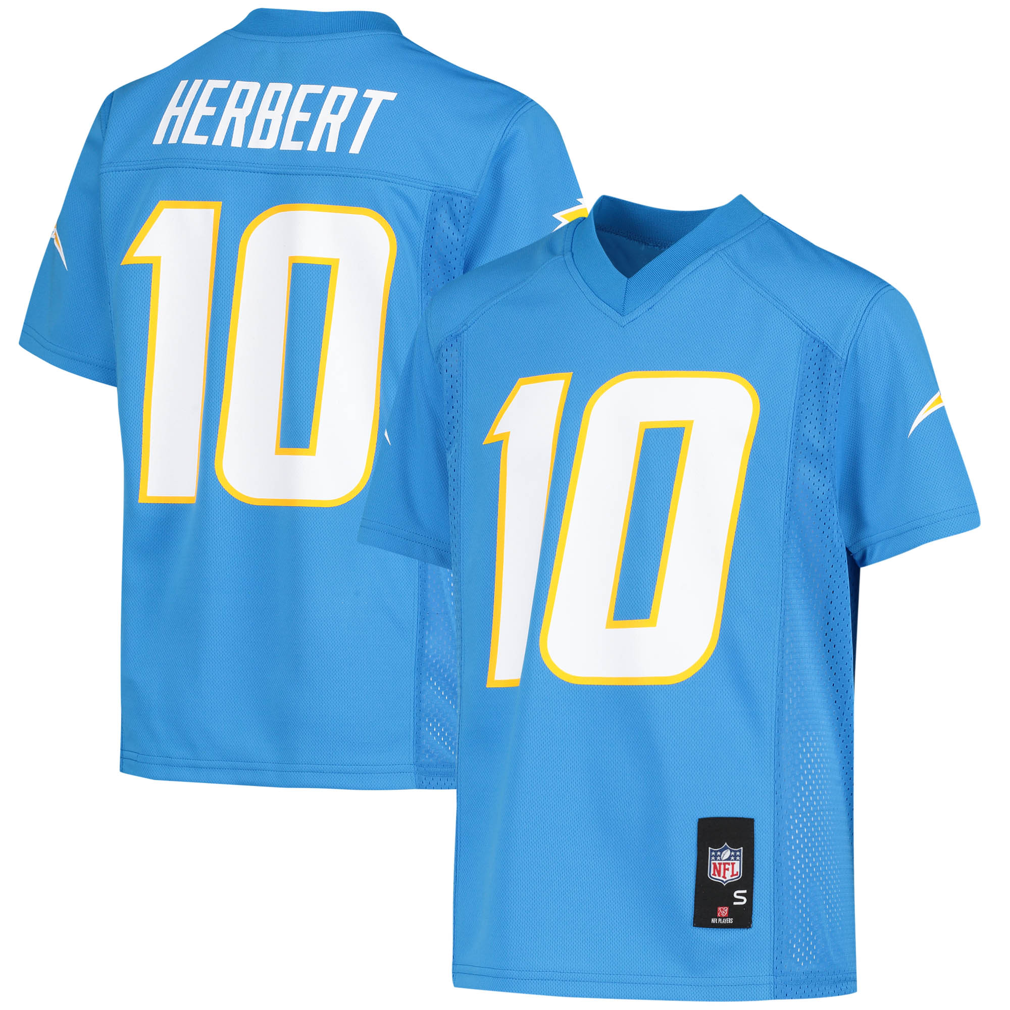 Justin Herbert Los Angeles Chargers Youth Replica Player Jersey - Powder Blue cheap jerseys for sale - CheapJerseys.Shop