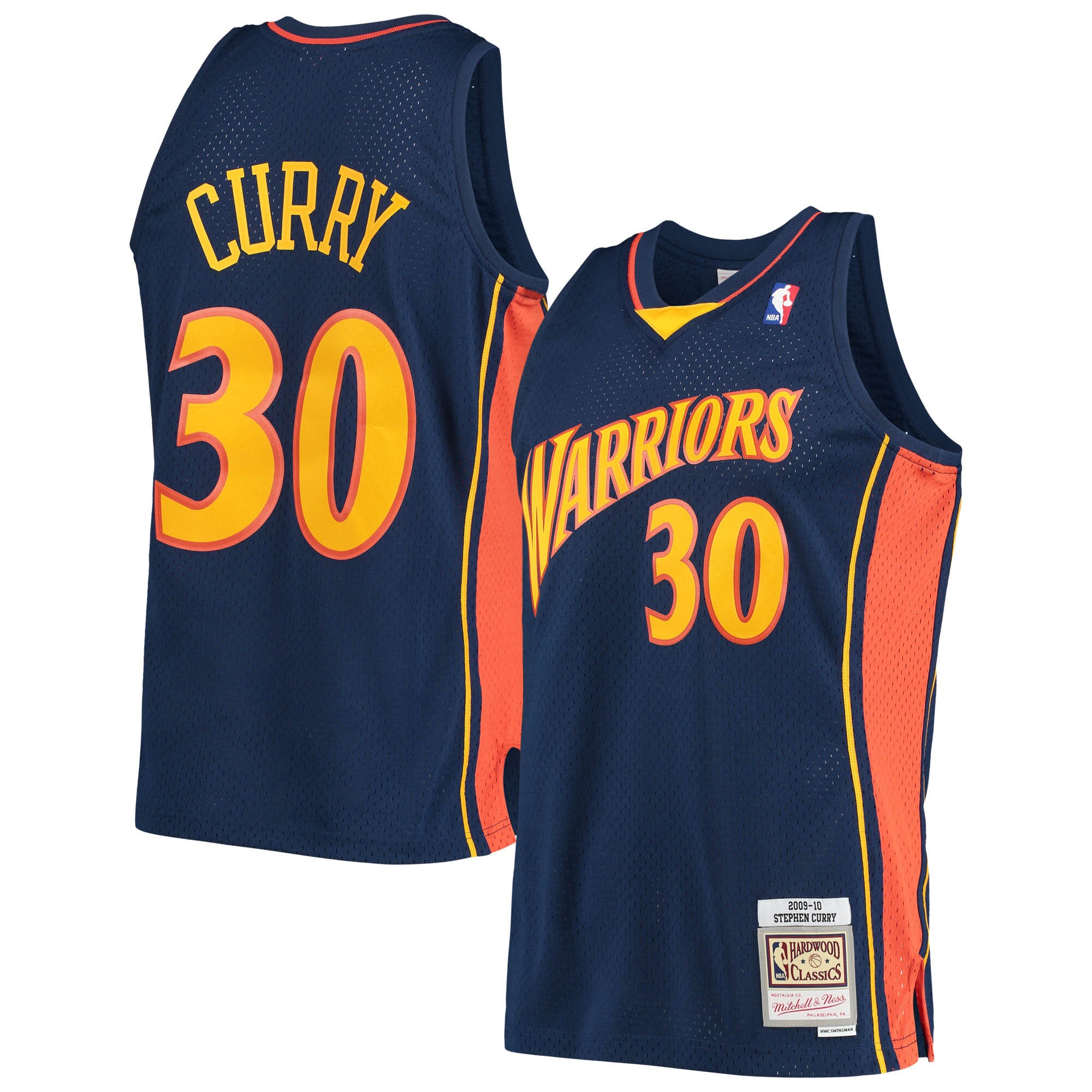 Stephen Curry Golden State Warriors Mitchell & Ness Hardwood Classics Swingman Jersey - Navy cheap jerseys for sale - CheapJerseys.Shop