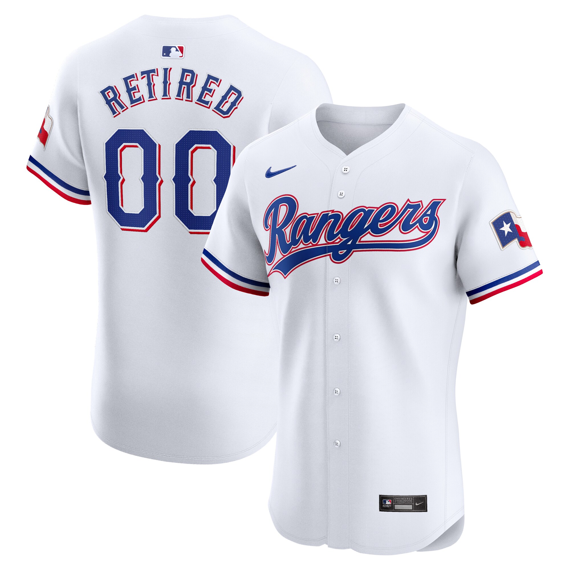 Texas Rangers Home Elite Pick-A-Player Retired Roster Jersey - White cheap jerseys for sale - CheapJerseys.Shop