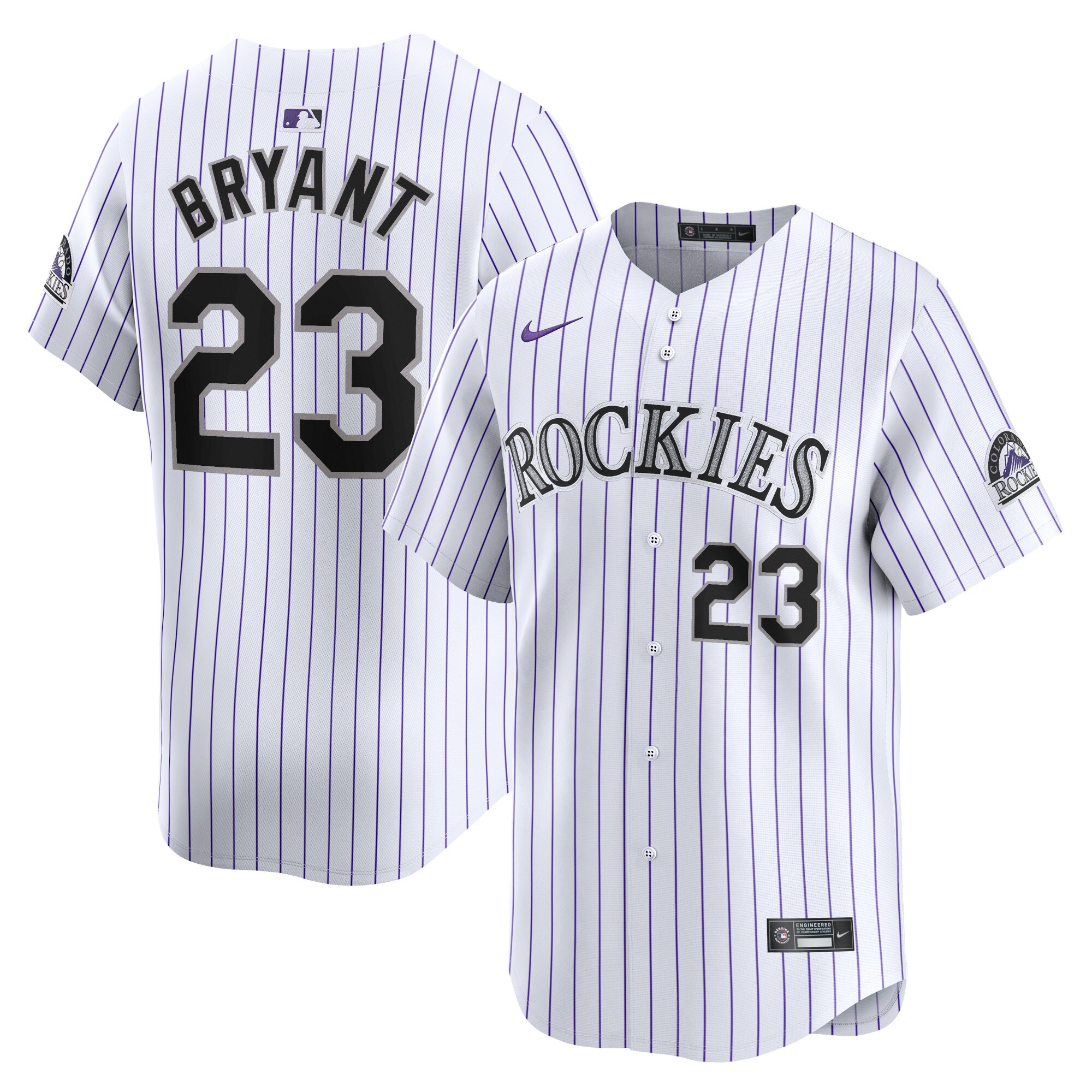 Kris Bryant Colorado Rockies Home Limited Player Jersey - White cheap jerseys for sale - CheapJerseys.Shop