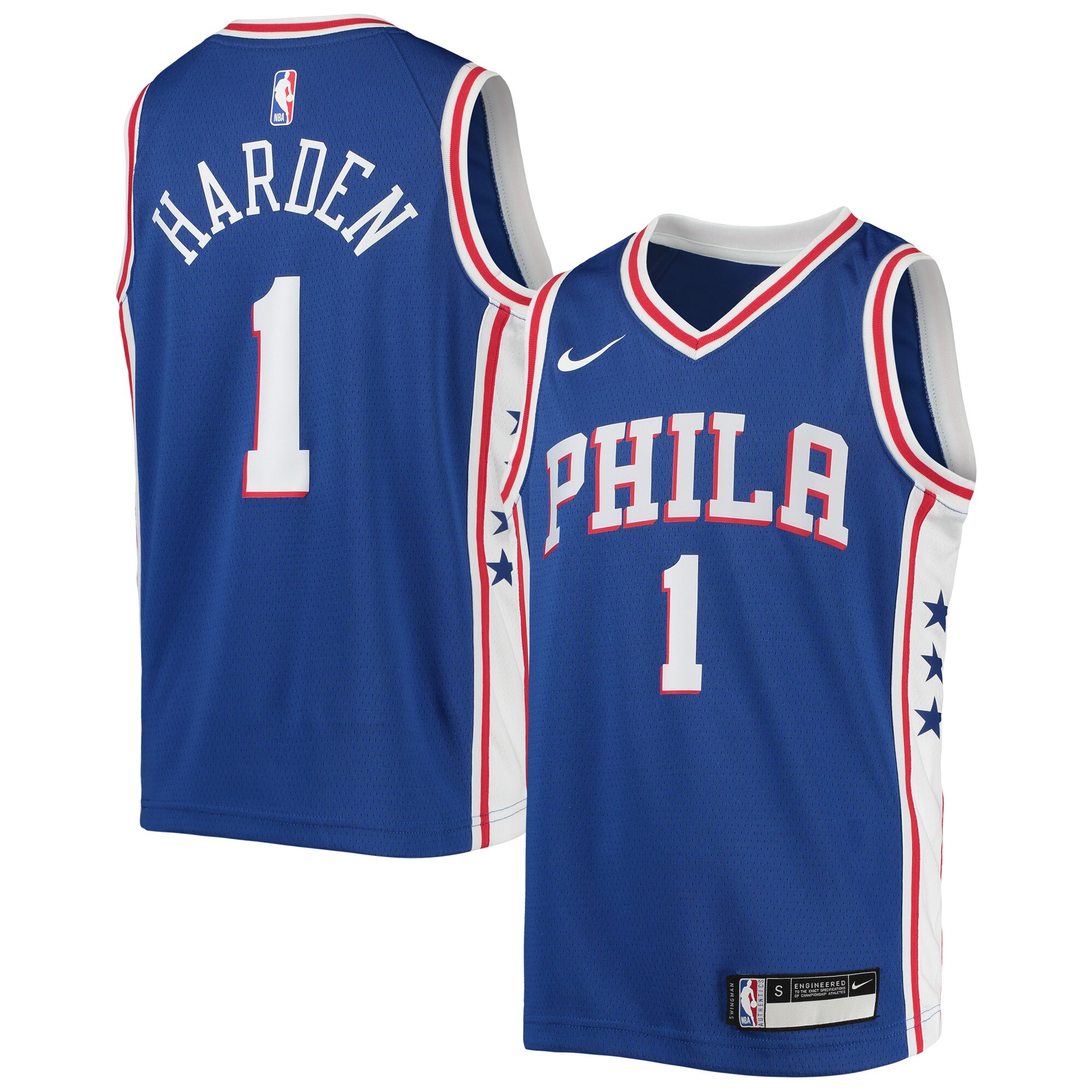 James Harden Philadelphia 76ers Youth Swingman Jersey - Icon Edition - Royal cheap jerseys for sale - CheapJerseys.Shop