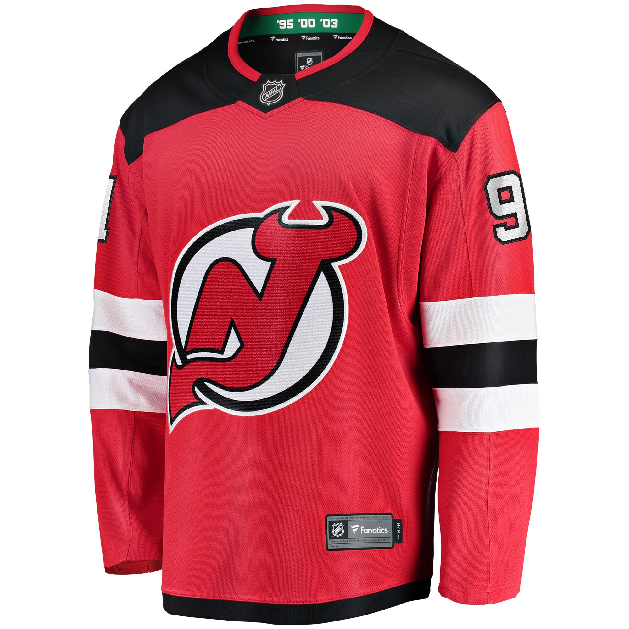 Dawson Mercer New Jersey Devils Fanatics Home Breakaway Jersey - Red cheap jerseys for sale - CheapJerseys.Shop