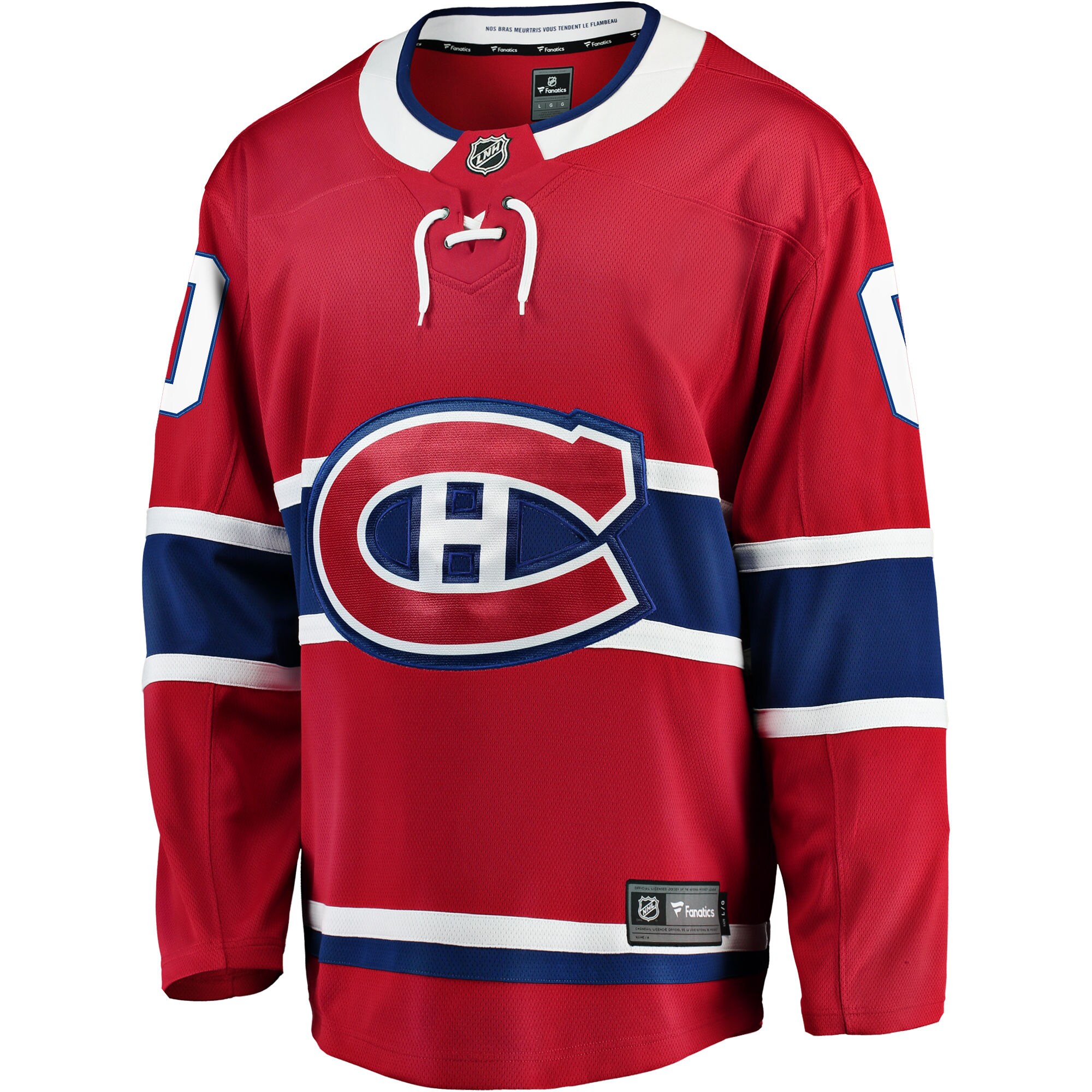 Montreal Canadiens Fanatics Home Breakaway Custom Jersey - Red cheap jerseys for sale - CheapJerseys.Shop