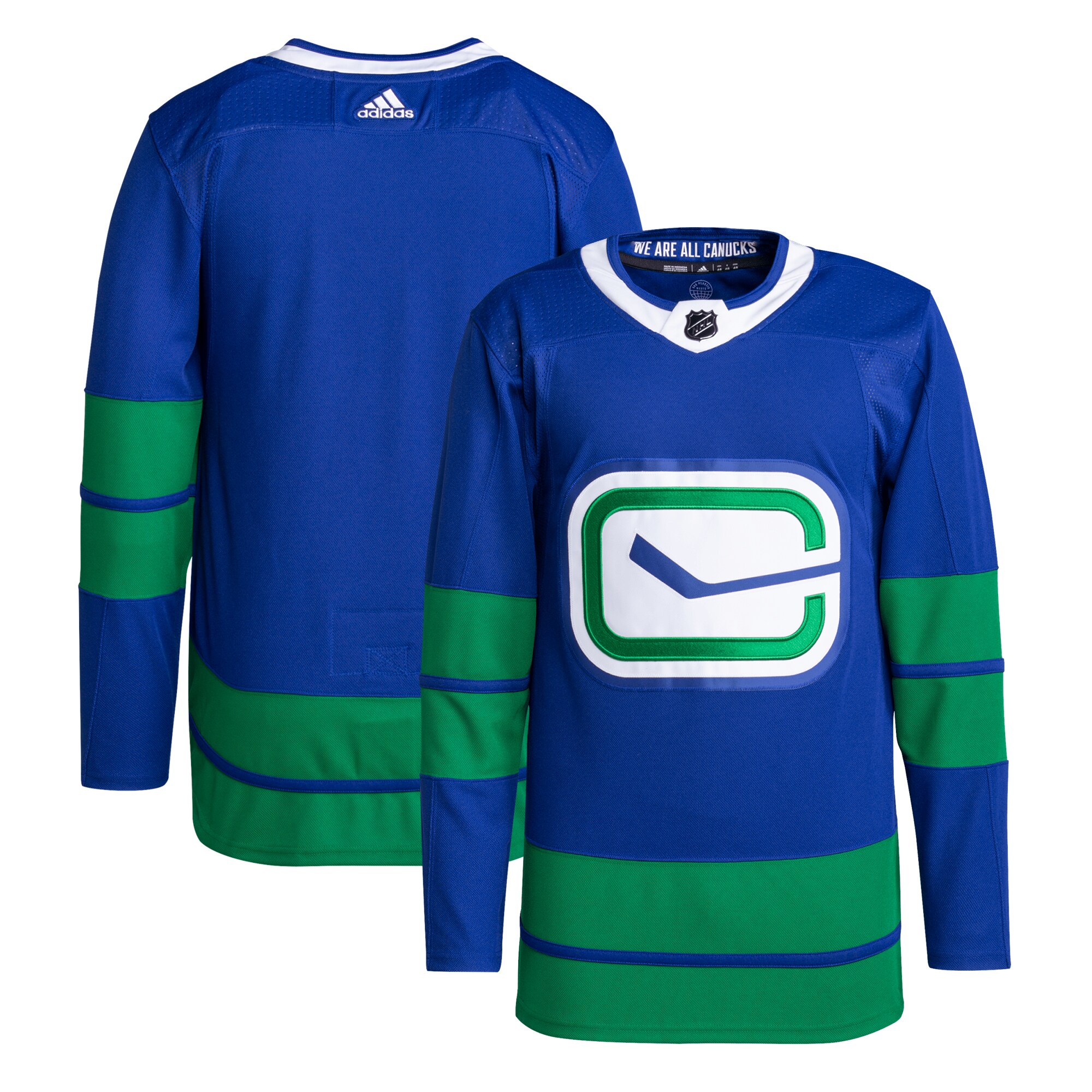Vancouver Canucks Men's Alternate Primegreen Authentic Blank Jersey - Blue cheap jerseys for sale - CheapJerseys.Shop