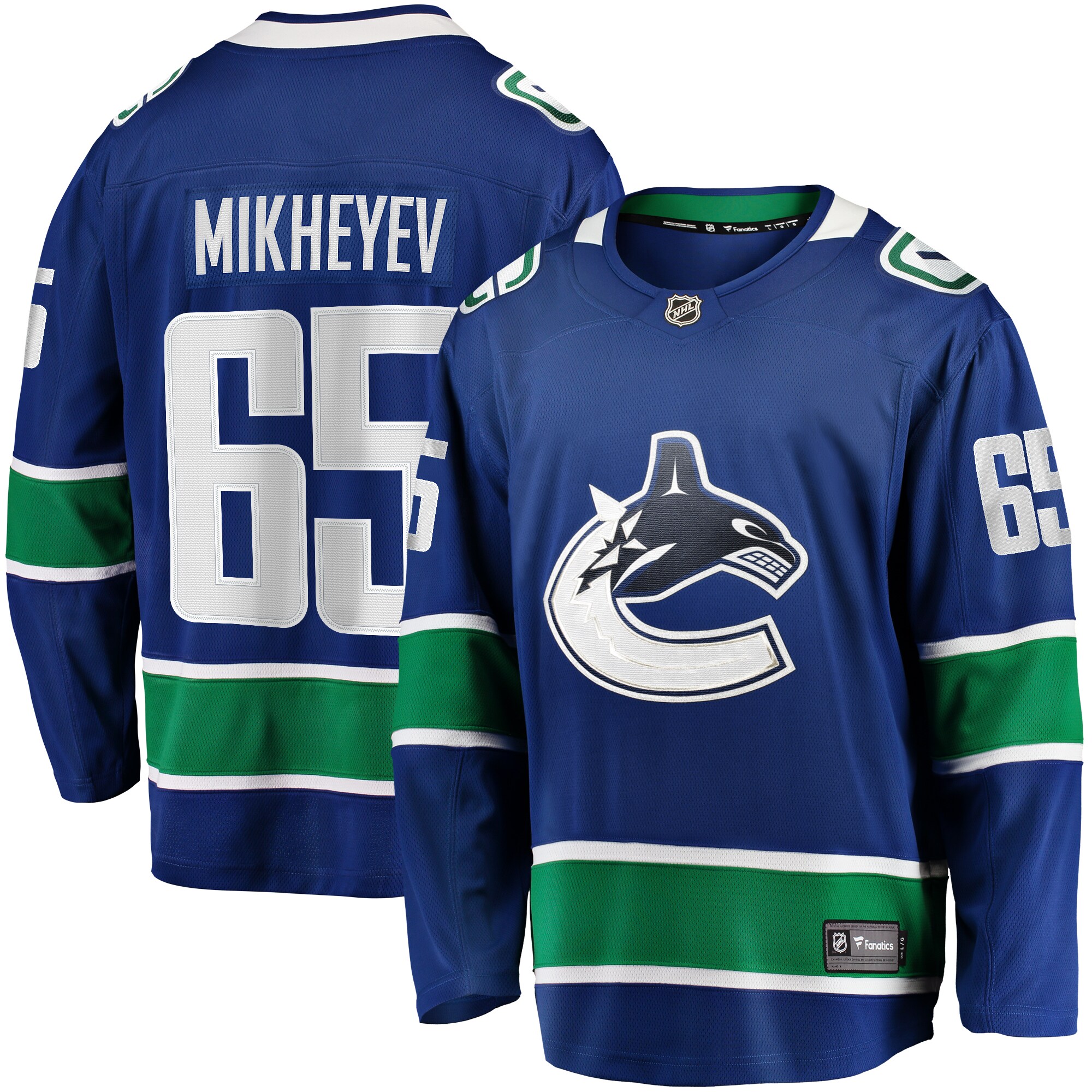 Ilya Mikheyev Vancouver Canucks Fanatics Home Breakaway Jersey - Blue cheap jerseys for sale - CheapJerseys.Shop
