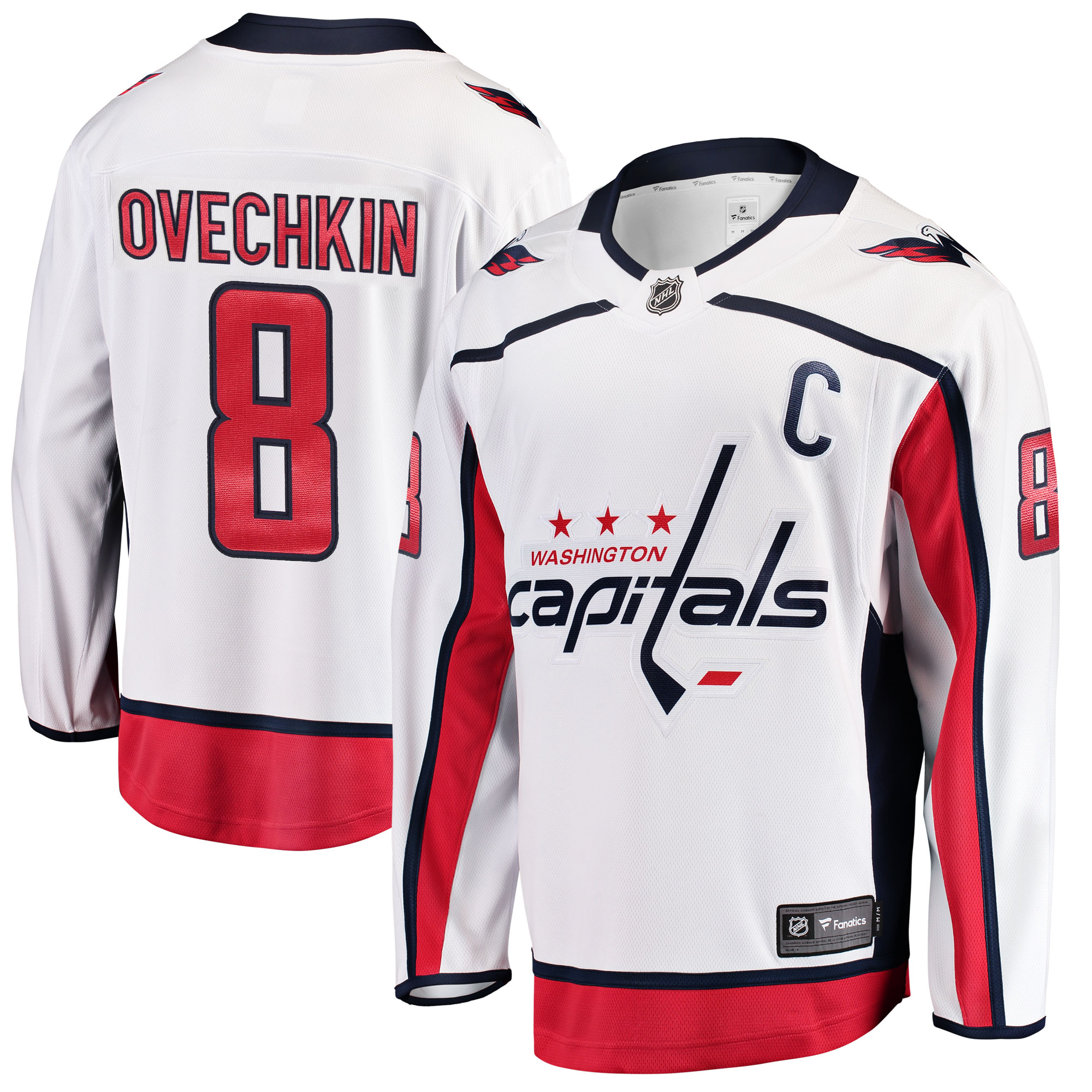 Alexander Ovechkin Washington Capitals Fanatics Breakaway Player Jersey - White cheap jerseys for sale - CheapJerseys.Shop
