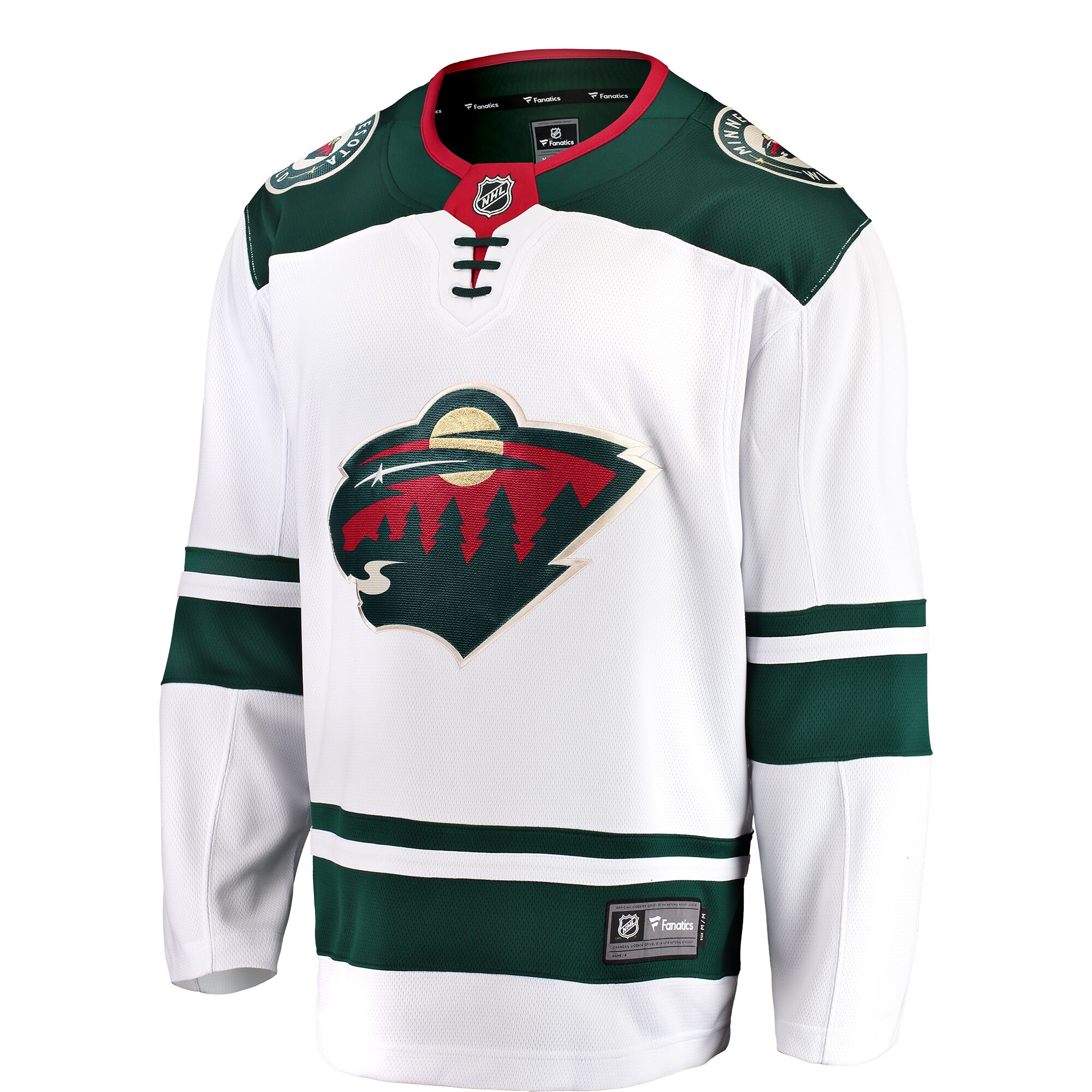 Minnesota Wild Fanatics Breakaway Away Jersey - White cheap jerseys for sale - CheapJerseys.Shop