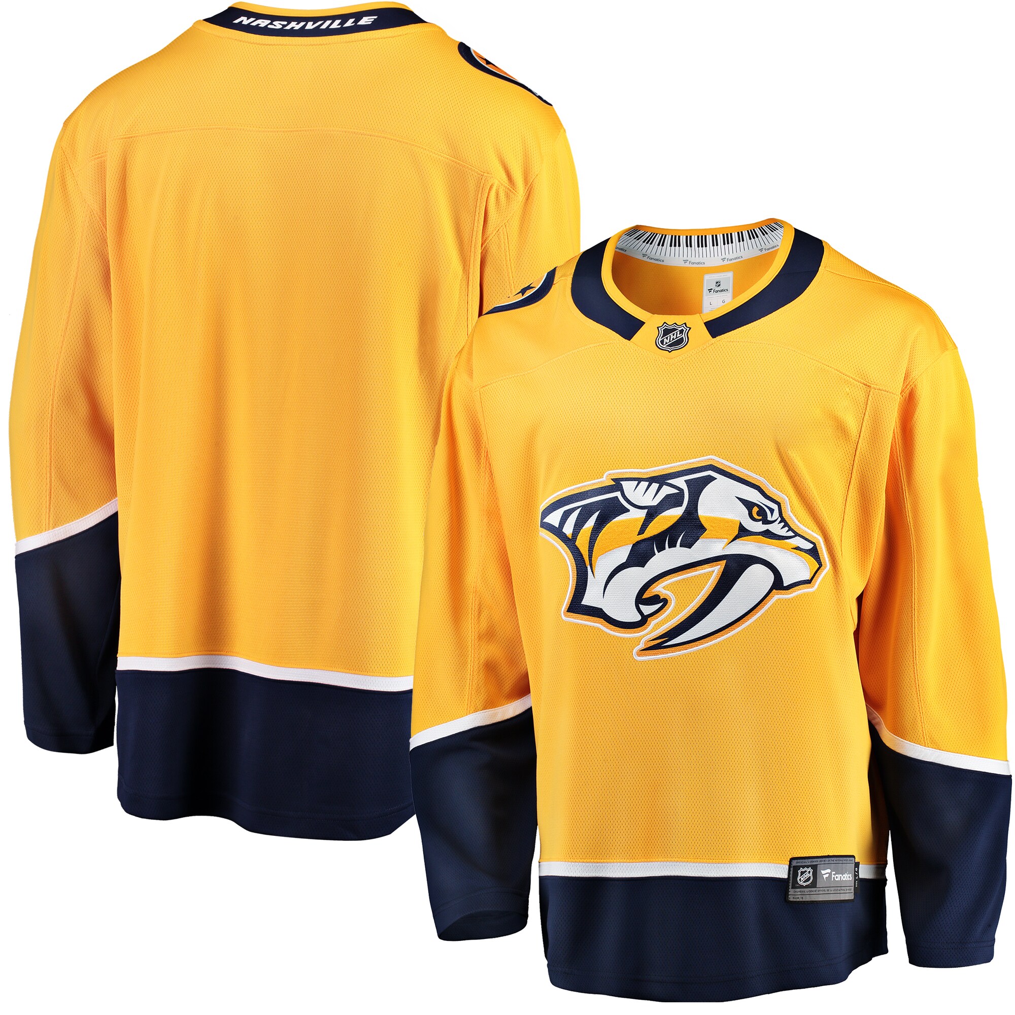 Nashville Predators Fanatics Breakaway Home Jersey - Gold cheap jerseys for sale - CheapJerseys.Shop