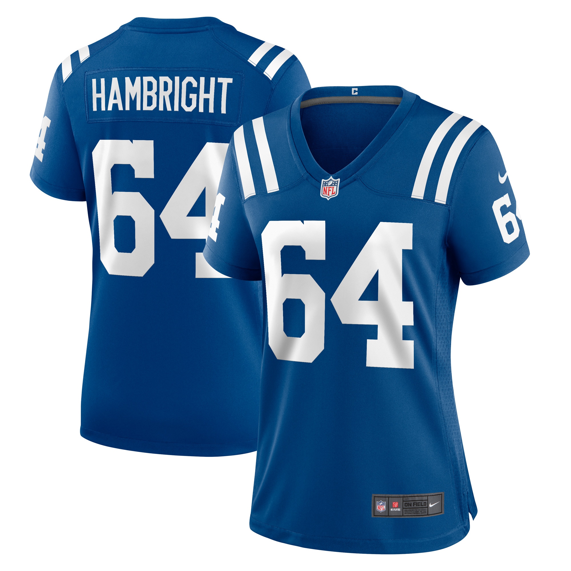 Arlington Hambright Indianapolis Colts Women's Game Player Jersey - Royal cheap jerseys for sale - CheapJerseys.Shop