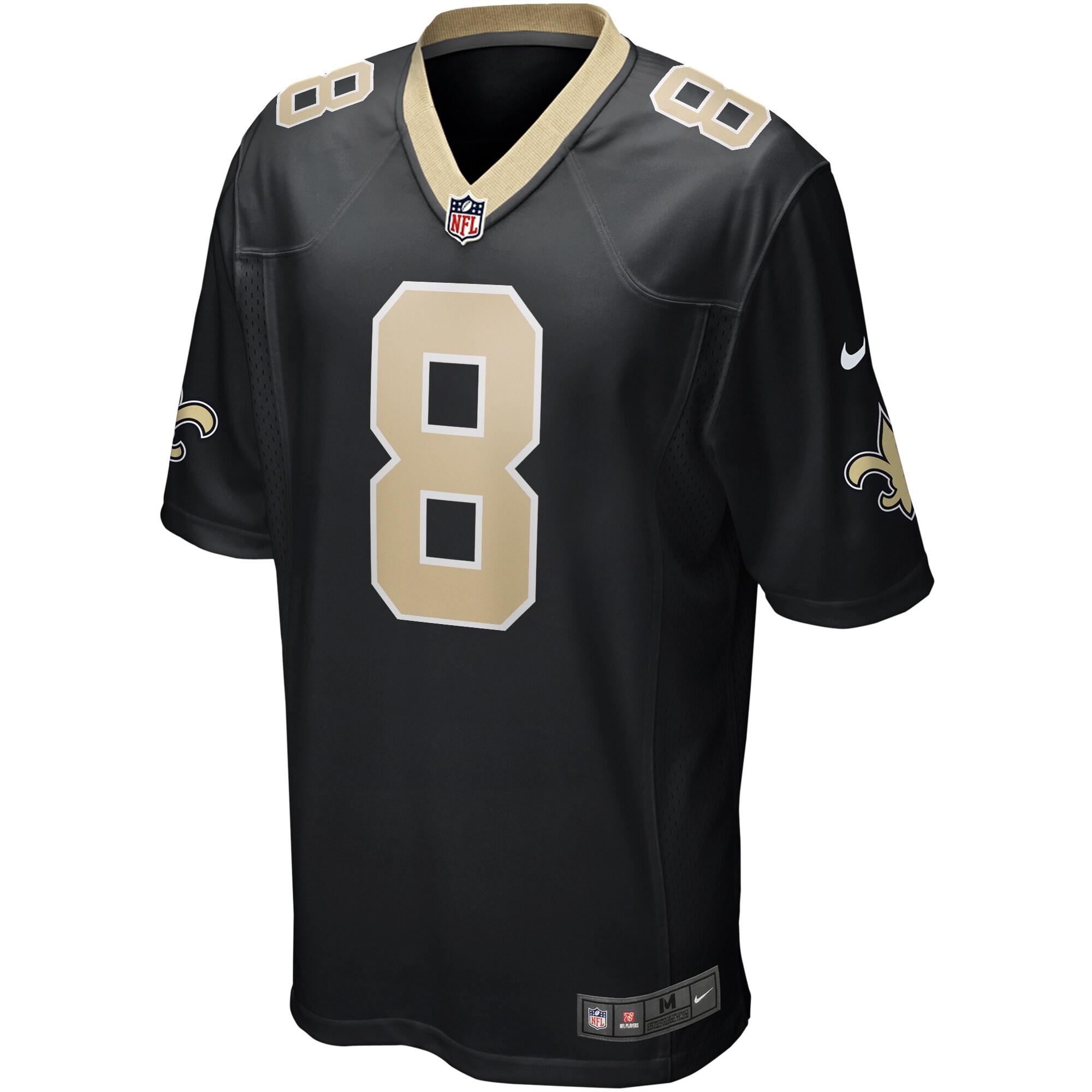 Archie Manning New Orleans Saints Game Retired Player Jersey - Black cheap jerseys for sale - CheapJerseys.Shop