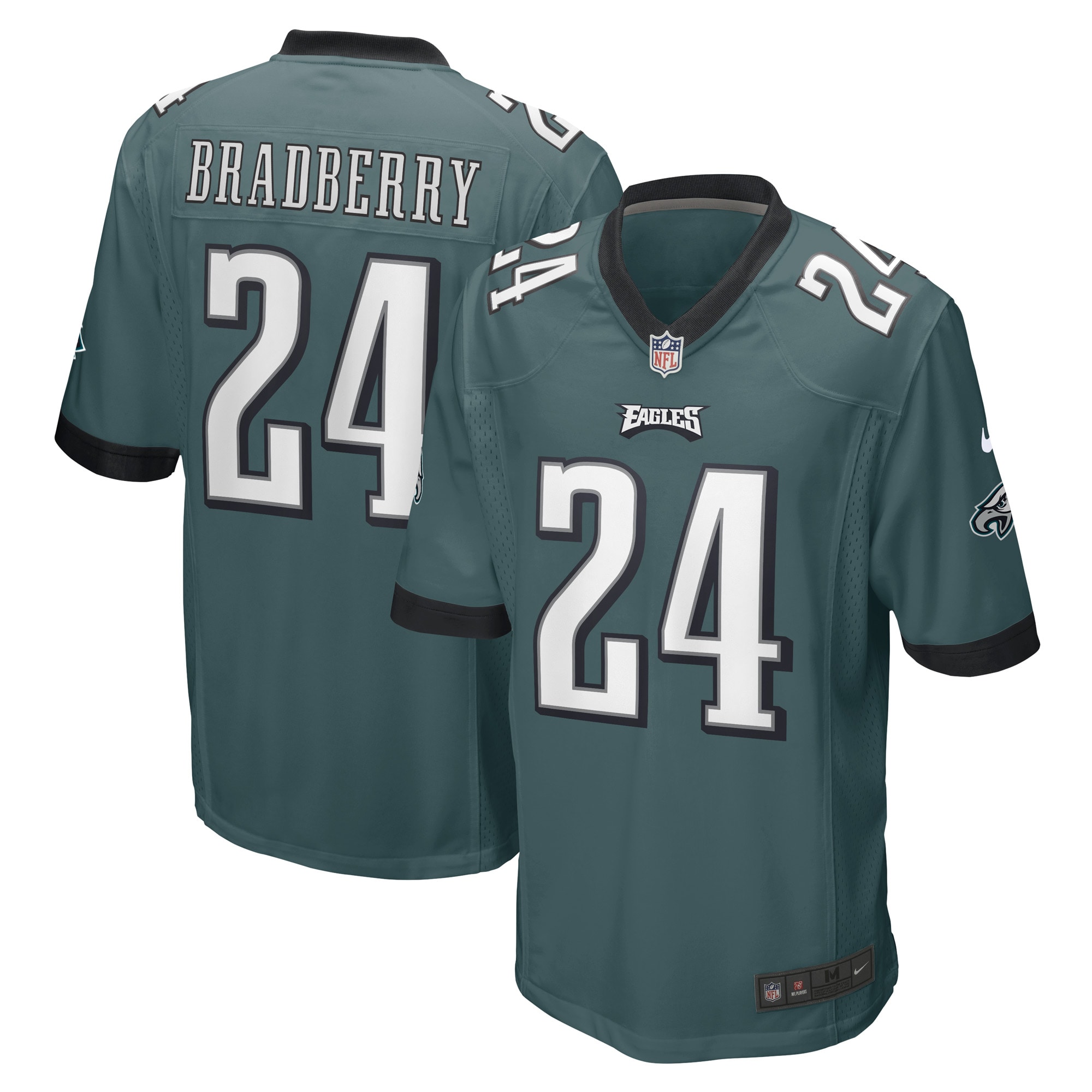 James Bradberry Philadelphia Eagles Game Player Jersey - Midnight Green cheap jerseys for sale - CheapJerseys.Shop