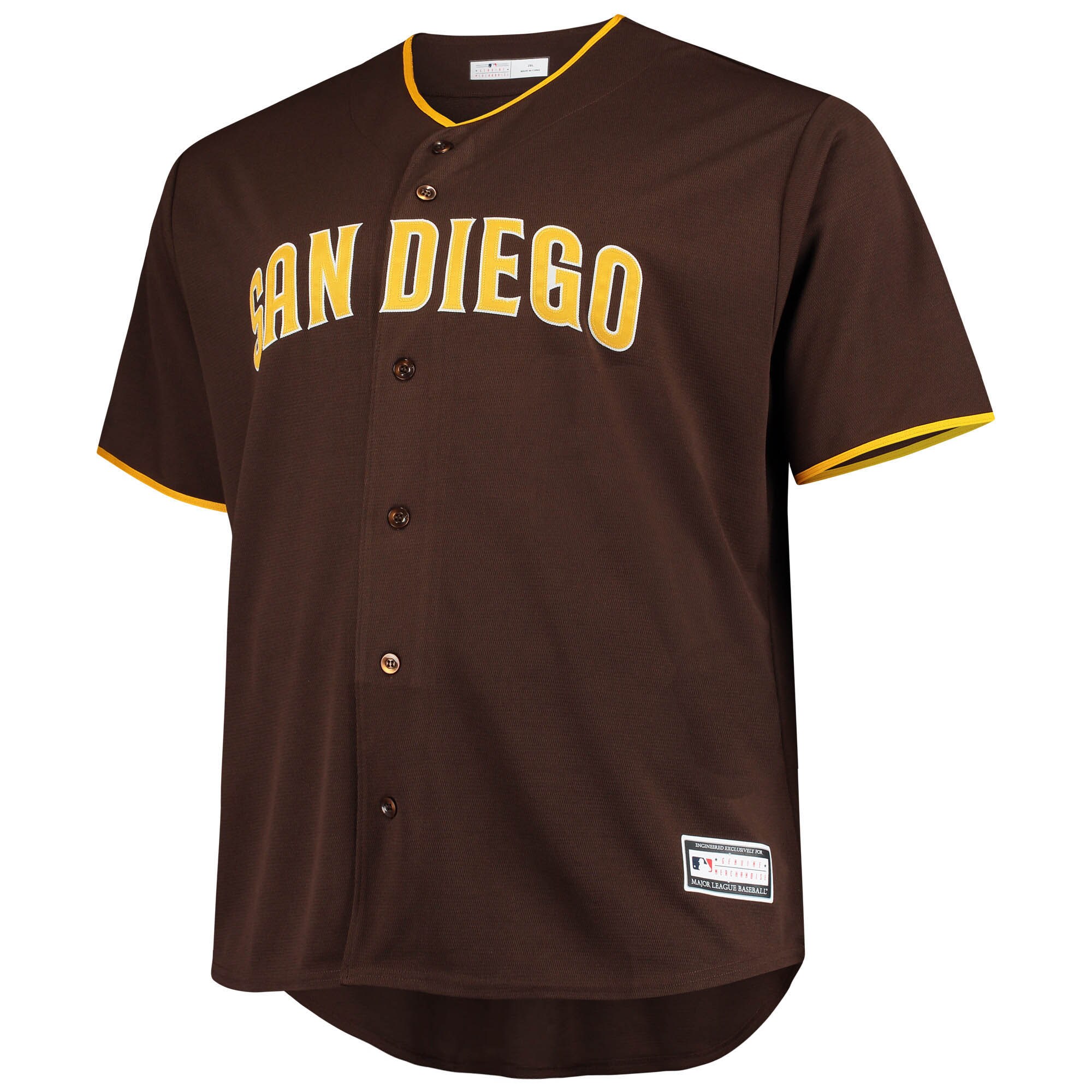 Fernando Tatis Jr. San Diego Padres Big & Tall Replica Player Jersey - Brown cheap jerseys for sale - CheapJerseys.Shop