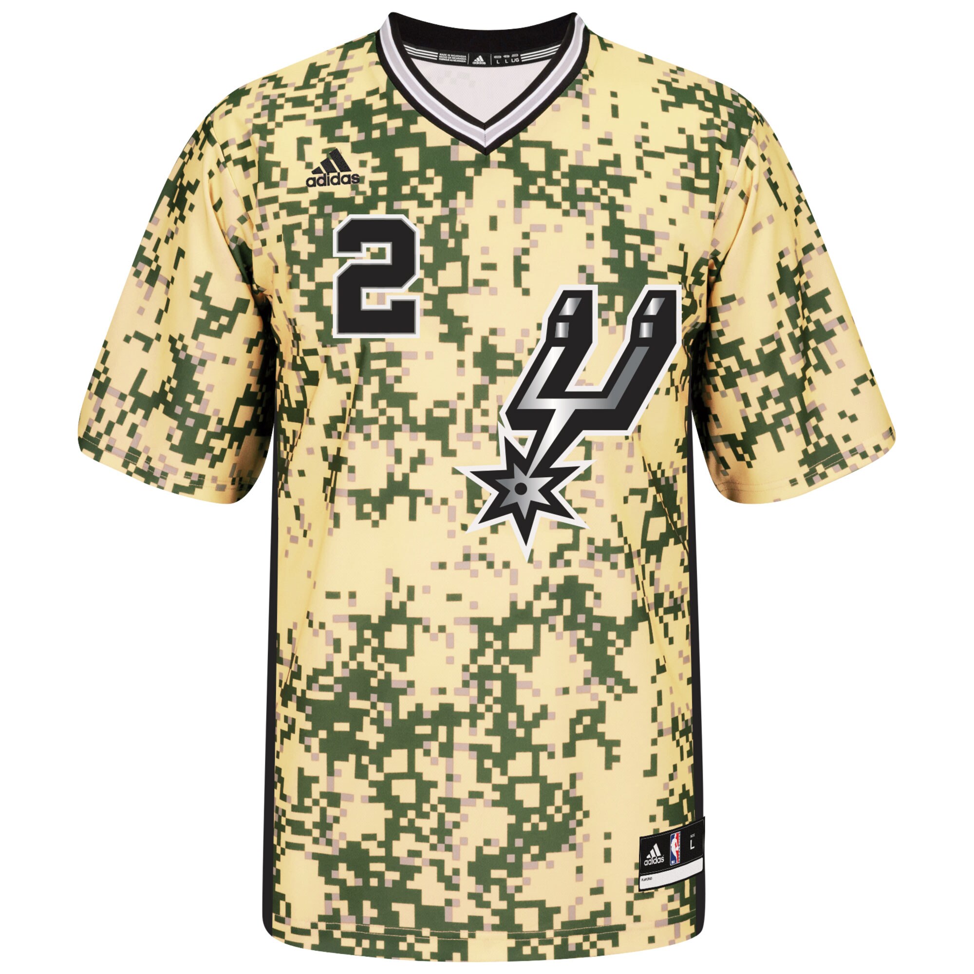 Kawhi Leonard San Antonio Spurs Pride Replica Jersey - Camo cheap jerseys for sale - CheapJerseys.Shop