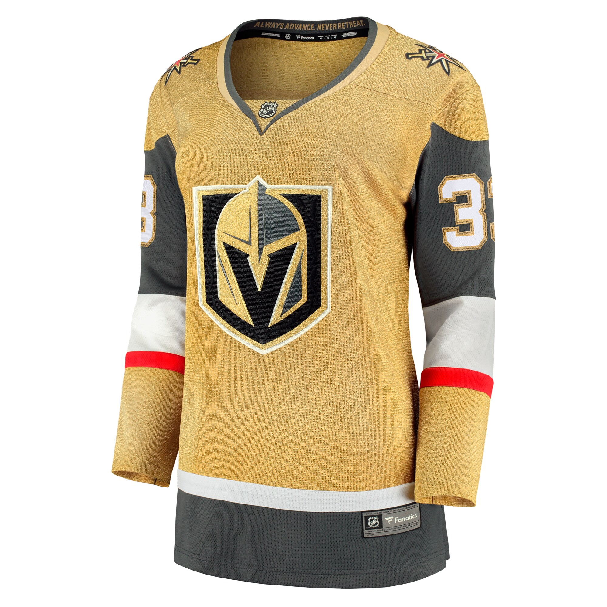 Adin Hill Vegas Golden Knights Fanatics Women's Home Breakaway Player Jersey - Gold cheap jerseys for sale - CheapJerseys.Shop