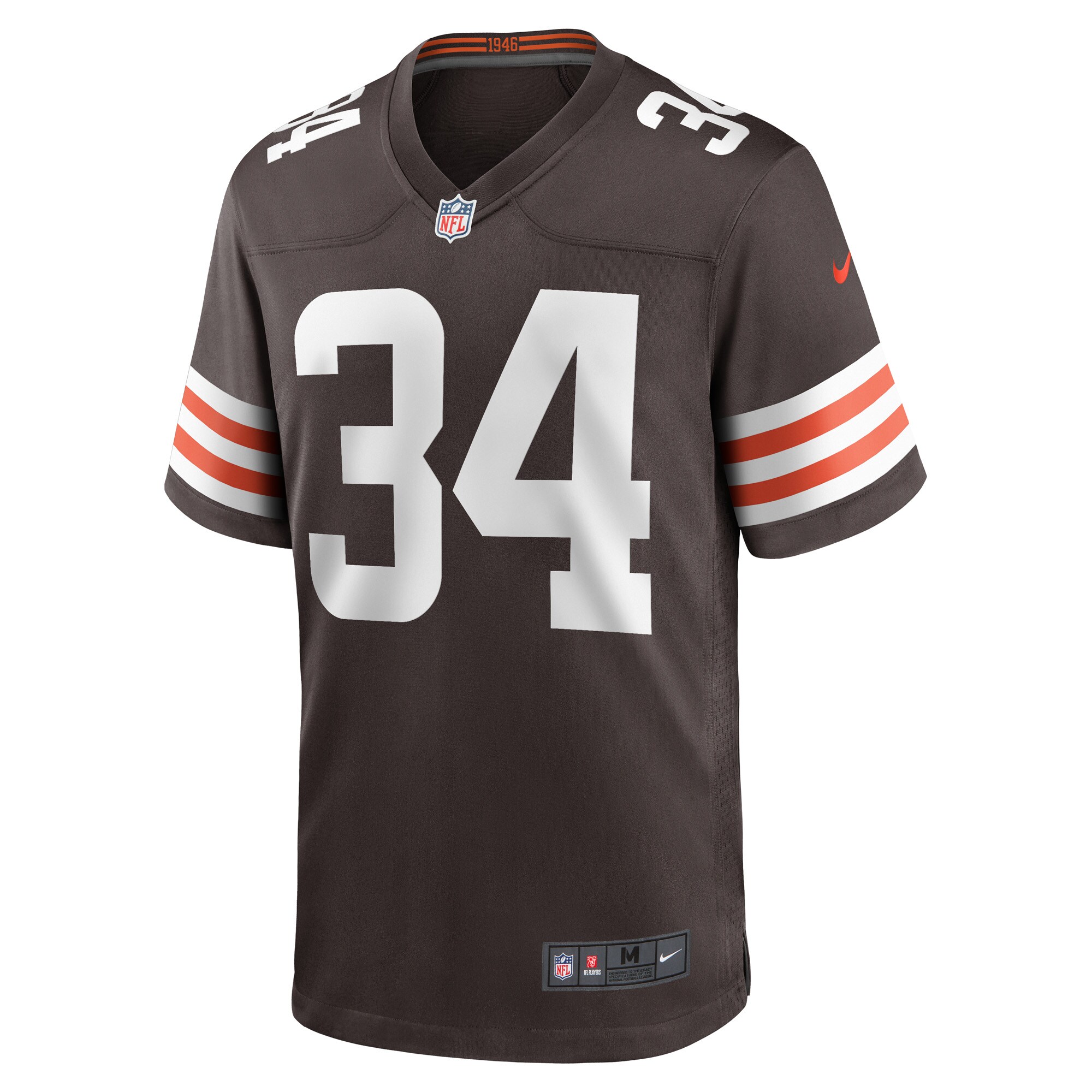 Jerome Ford Cleveland Browns Game Player Jersey - Brown cheap jerseys for sale - CheapJerseys.Shop
