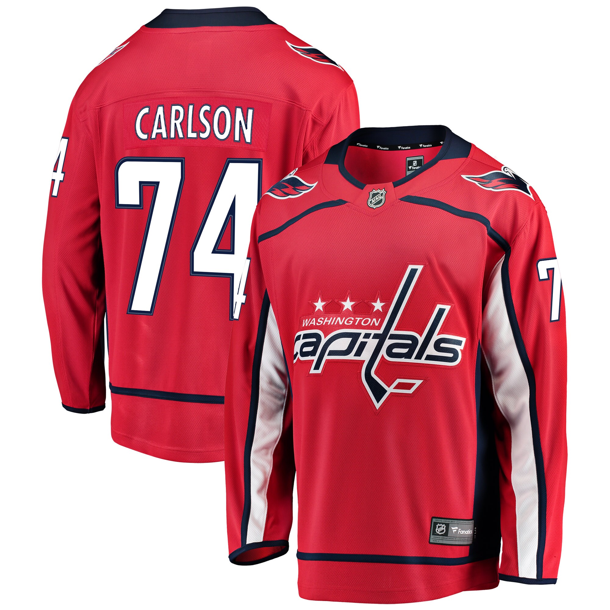 John Carlson Washington Capitals Fanatics Home Breakaway Player Jersey - Red cheap jerseys for sale - CheapJerseys.Shop