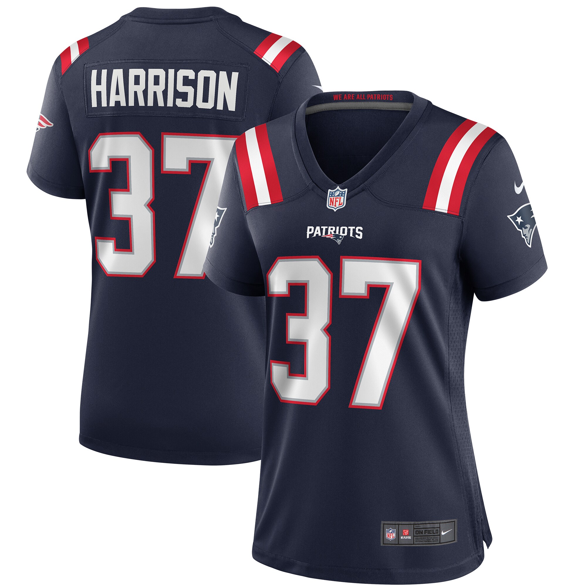 Rodney Harrison New England Patriots Women's Game Retired Player Jersey - Navy cheap jerseys for sale - CheapJerseys.Shop