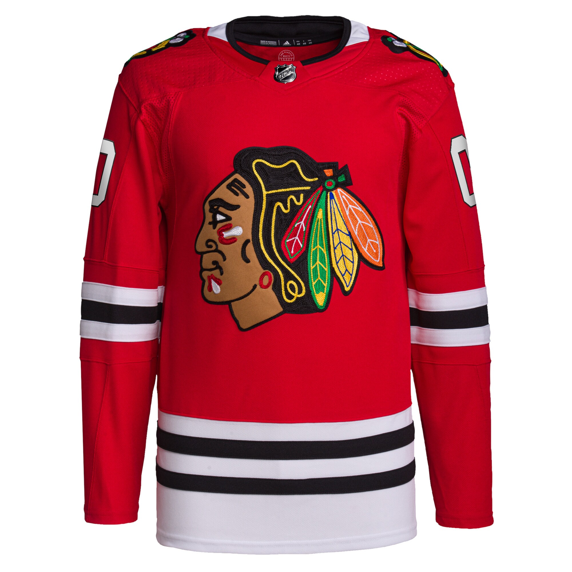Chicago Blackhawks Home Primegreen Authentic Custom Jersey - Red cheap jerseys for sale - CheapJerseys.Shop