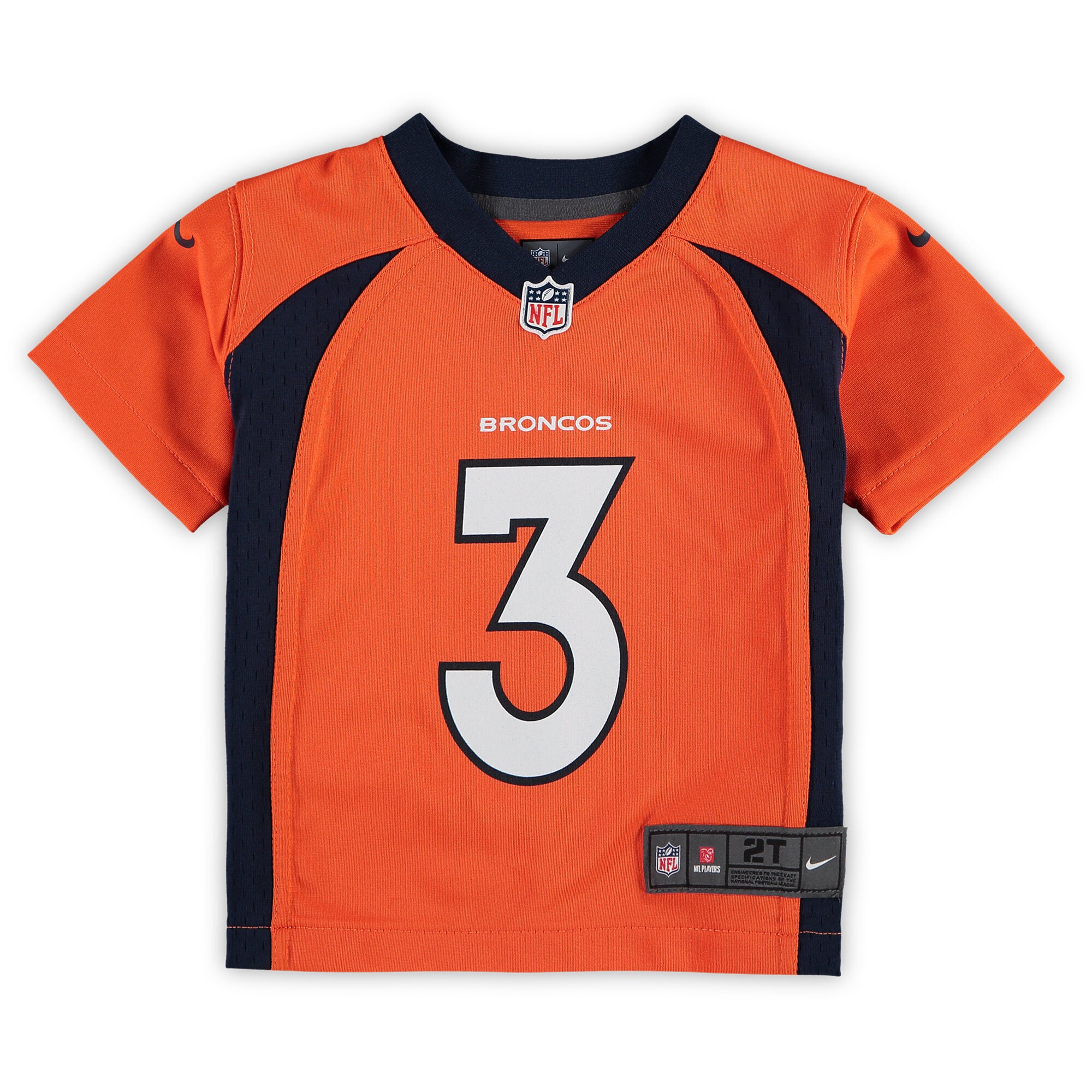 Russell Wilson Denver Broncos Toddler Game Jersey - Orange cheap jerseys for sale - CheapJerseys.Shop