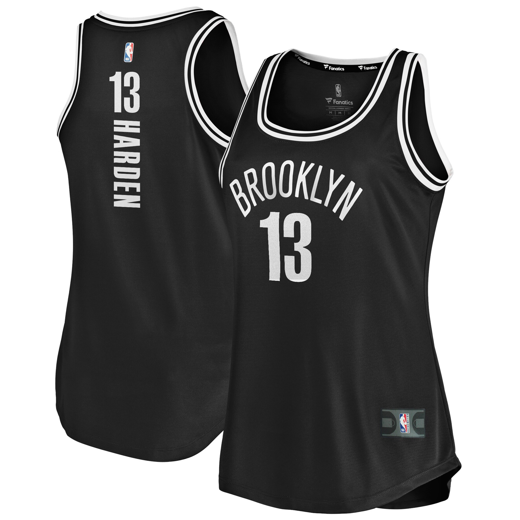 James Harden Brooklyn Nets Fanatics Women's Fast Break Tank Jersey - Icon Edition - Black cheap jerseys for sale - CheapJerseys.Shop