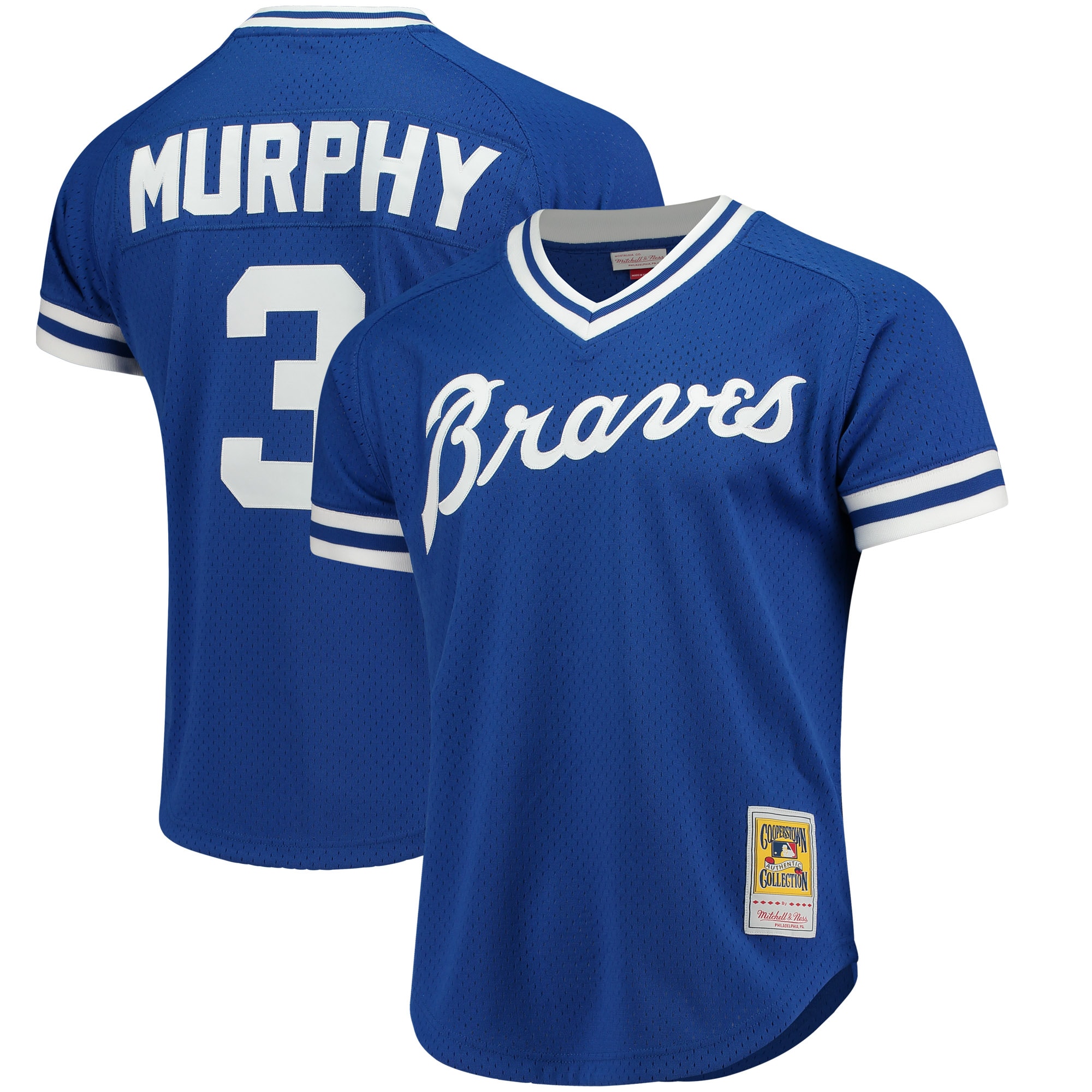 Dale Murphy Atlanta Braves Mitchell & Ness Cooperstown Mesh Batting Practice Jersey - Royal cheap jerseys for sale - CheapJerseys.Shop