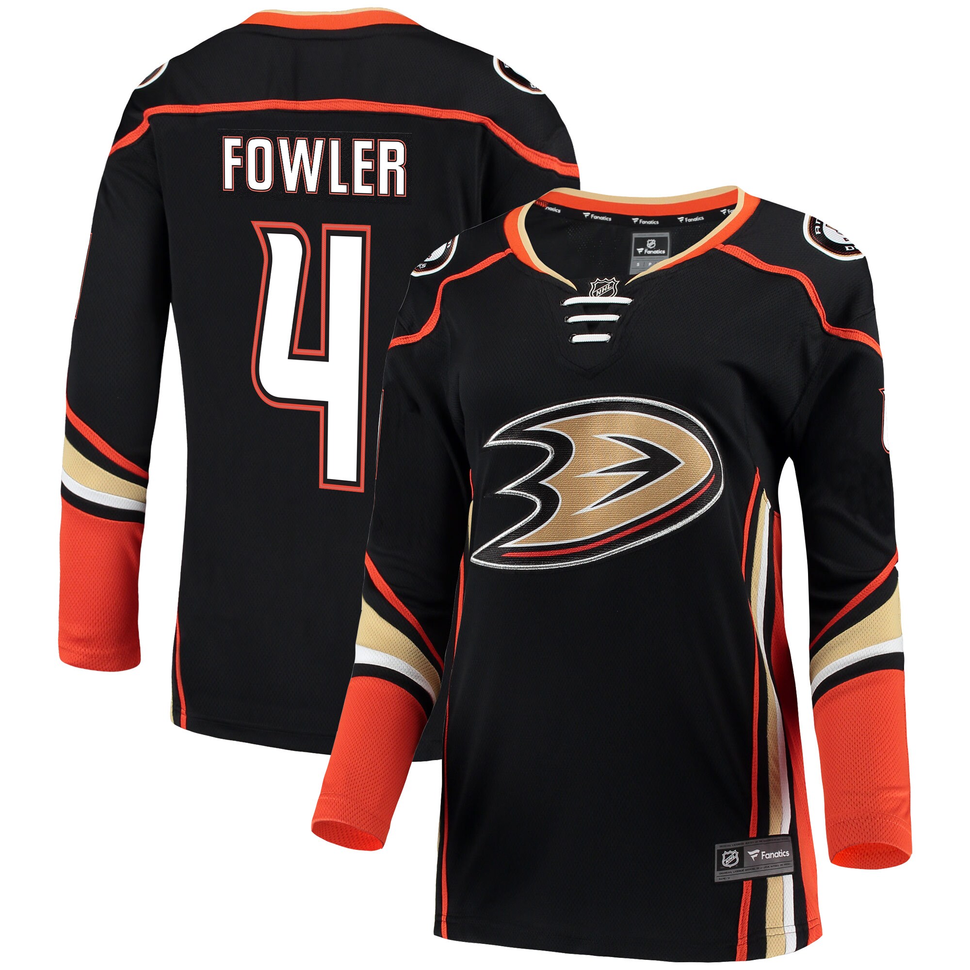 Cam Fowler Anaheim Ducks Fanatics Women's Breakaway Jersey - Black cheap jerseys for sale - CheapJerseys.Shop