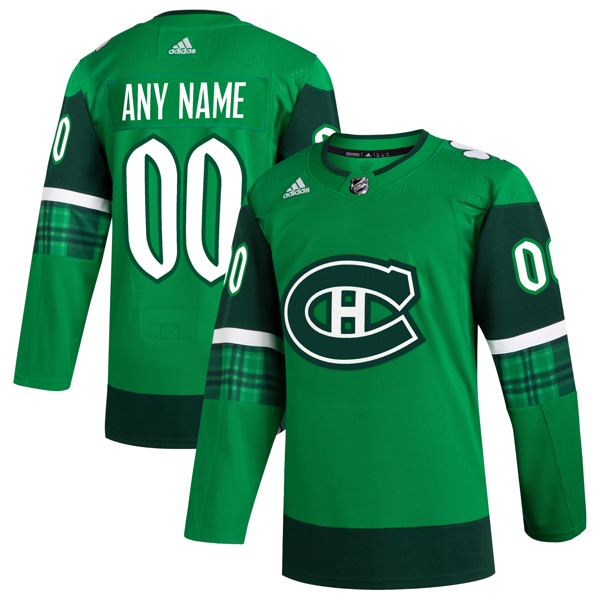 Montreal Canadiens St. Patrick's Day Authentic Custom Jersey - Kelly Green cheap jerseys for sale - CheapJerseys.Shop