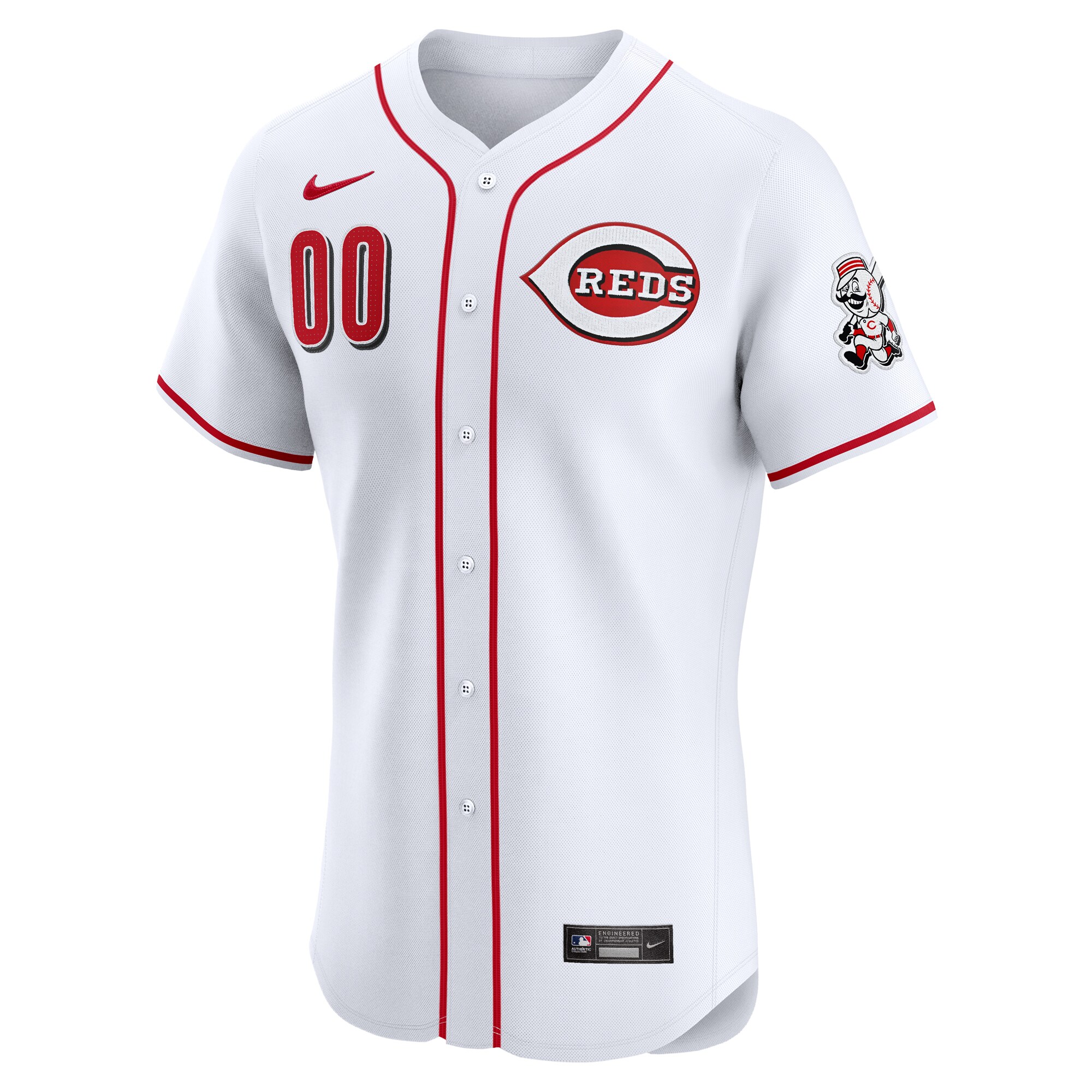 Cincinnati Reds Home Elite Pick-A-Player Retired Roster Jersey - White cheap jerseys for sale - CheapJerseys.Shop