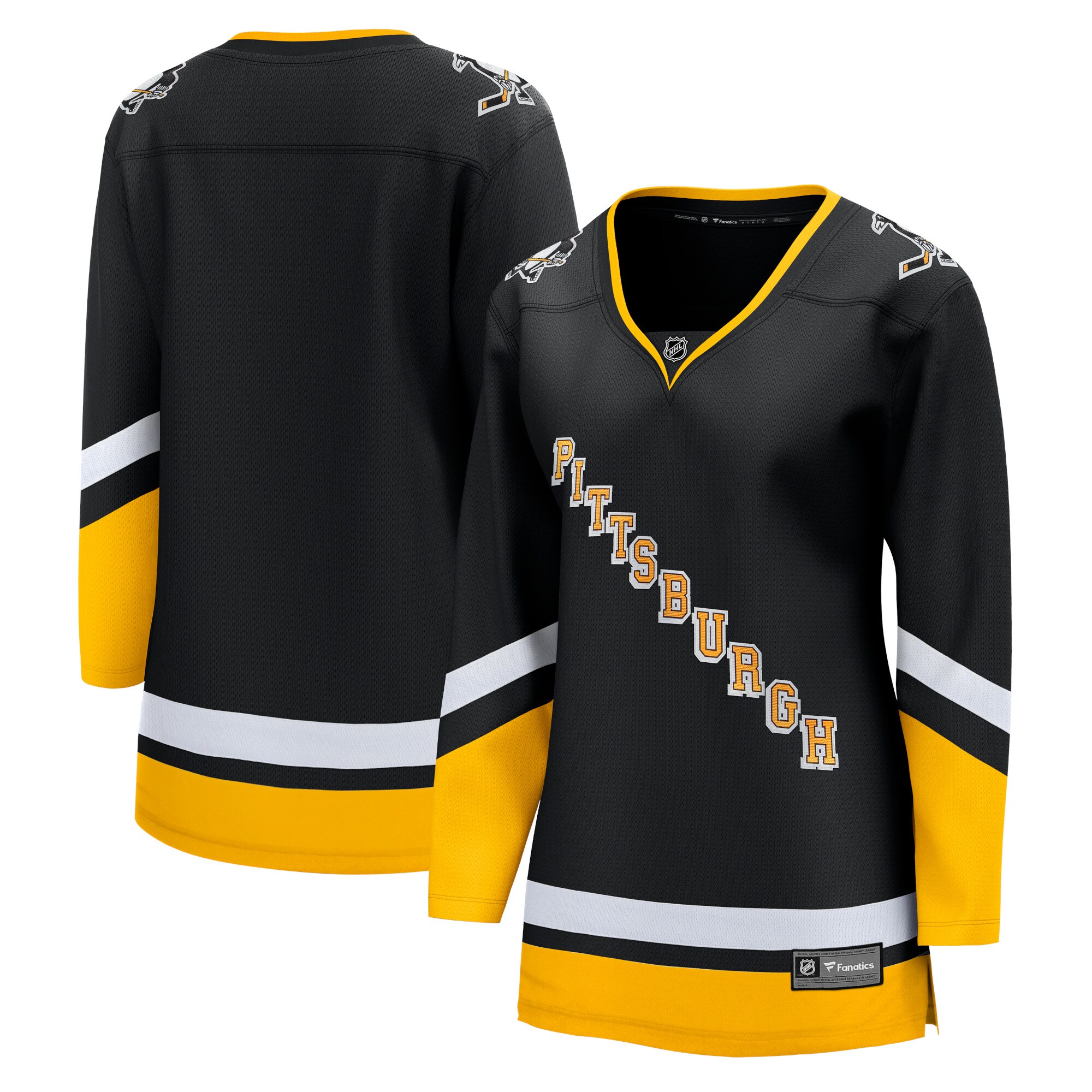 Pittsburgh Penguins Fanatics Women's Alternate Premier Breakaway Jersey - Black cheap jerseys for sale - CheapJerseys.Shop
