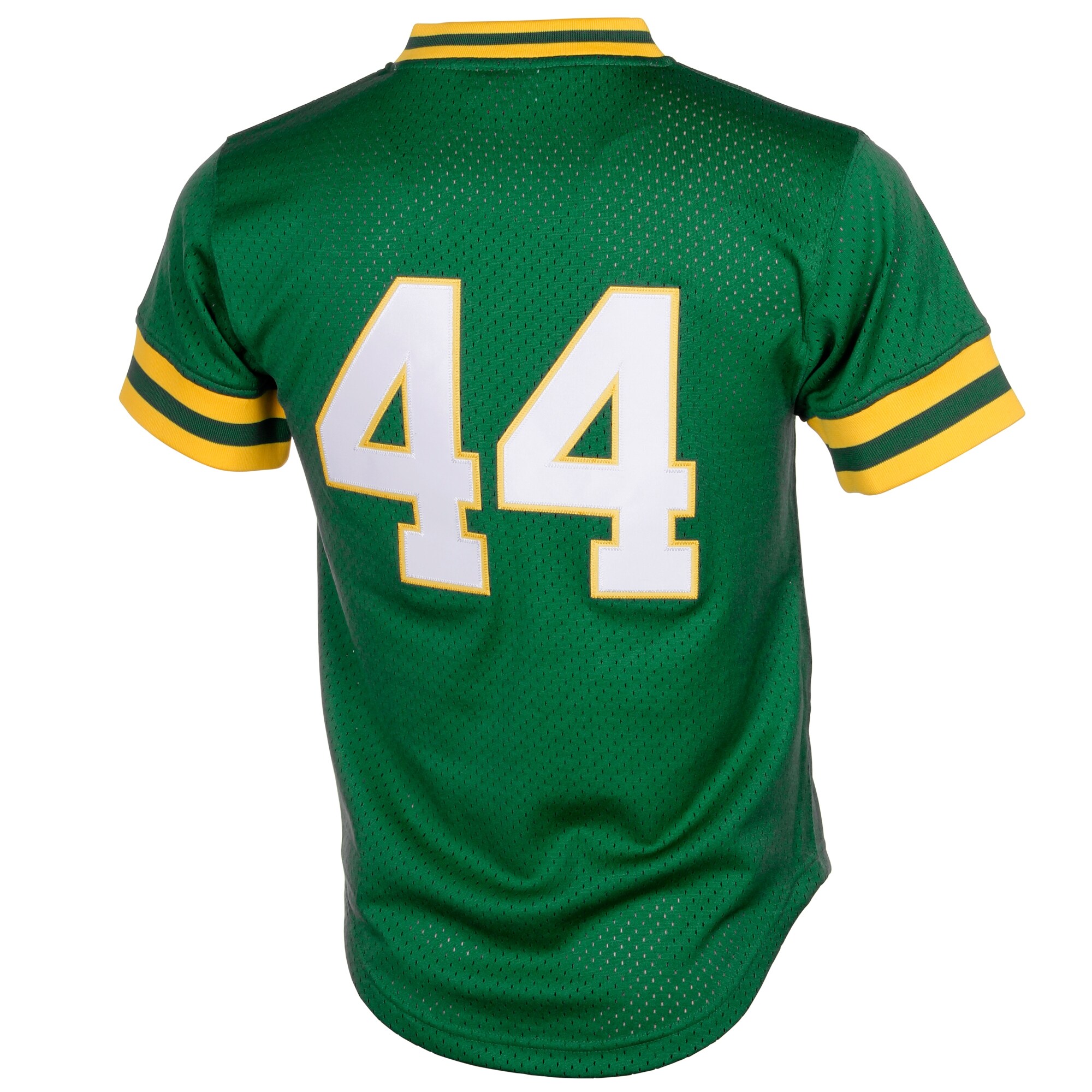 Reggie Jackson Oakland Athletics Mitchell & Ness Cooperstown Mesh Batting Practice Jersey - Green cheap jerseys for sale - CheapJerseys.Shop