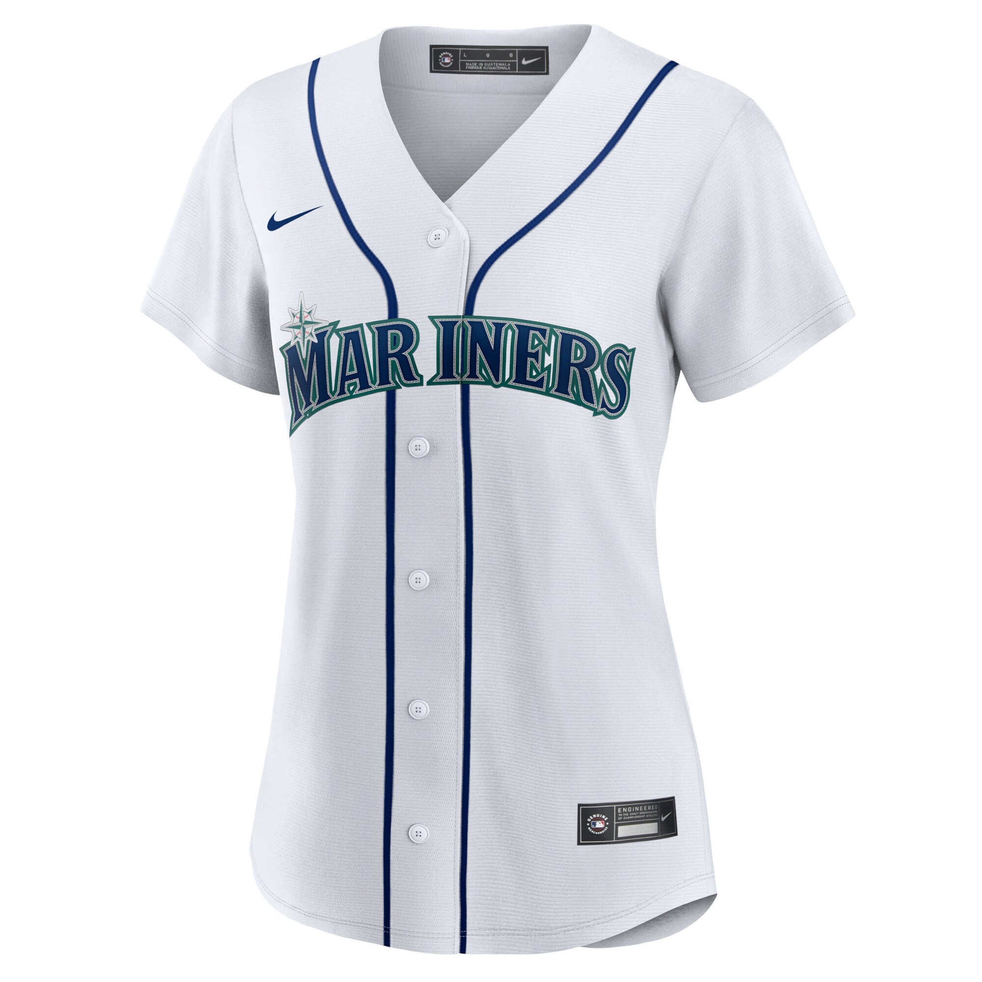 Julio Rodriguez Seattle Mariners Women's Home Replica Player Jersey - White cheap jerseys for sale - CheapJerseys.Shop