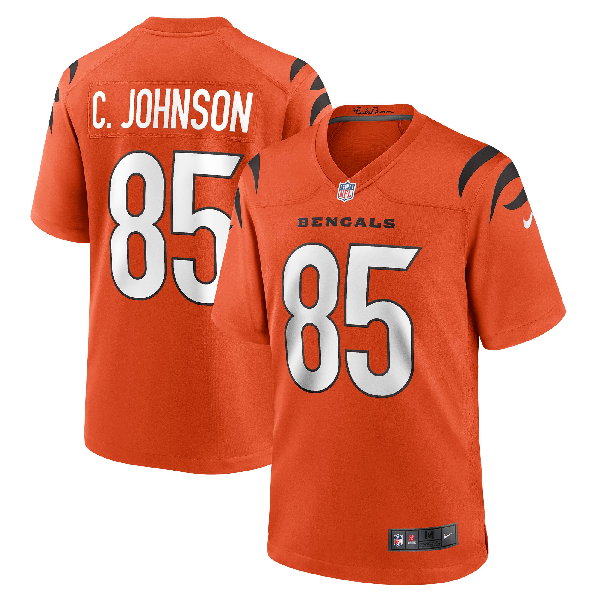 Chad Johnson Cincinnati Bengals Retired Player Alternate Game Jersey - Orange cheap jerseys for sale - CheapJerseys.Shop
