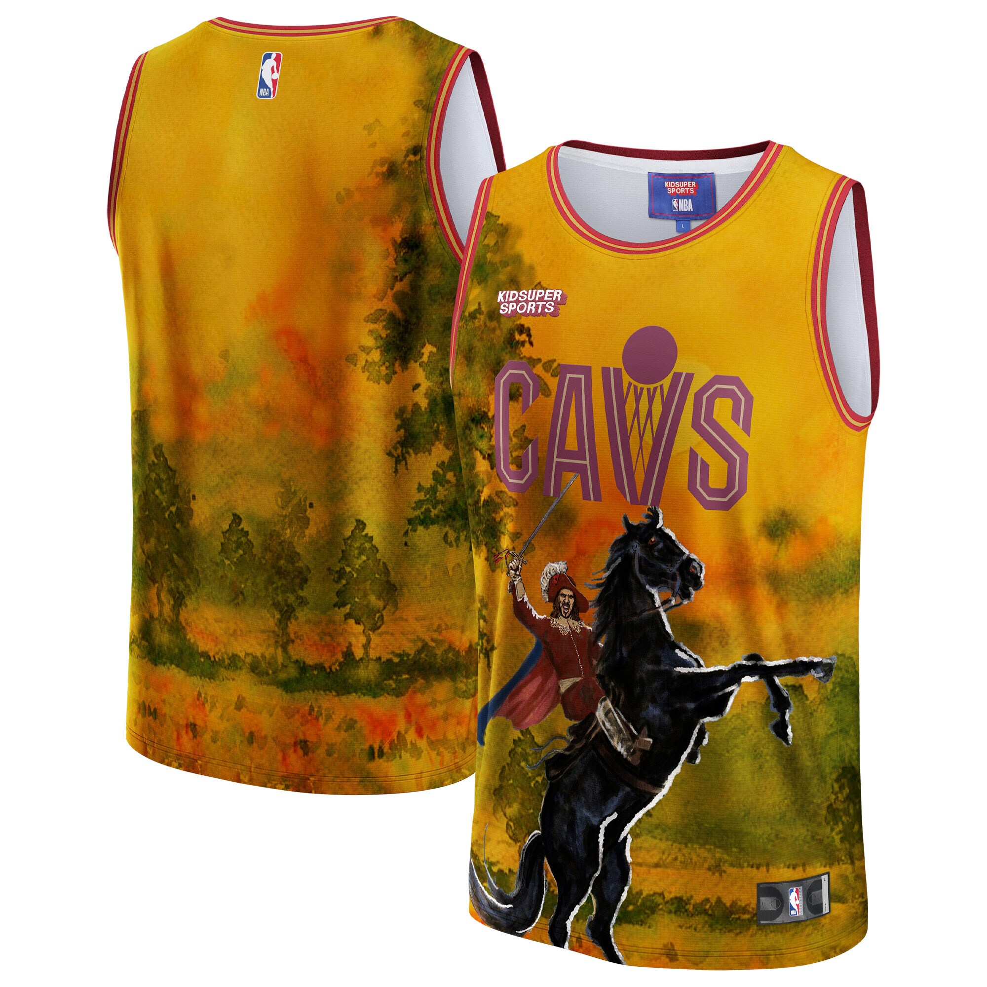 Cleveland Cavaliers & KidSuper Studios by Fanatics Unisex Hometown Jersey - Gold cheap jerseys for sale - CheapJerseys.Shop